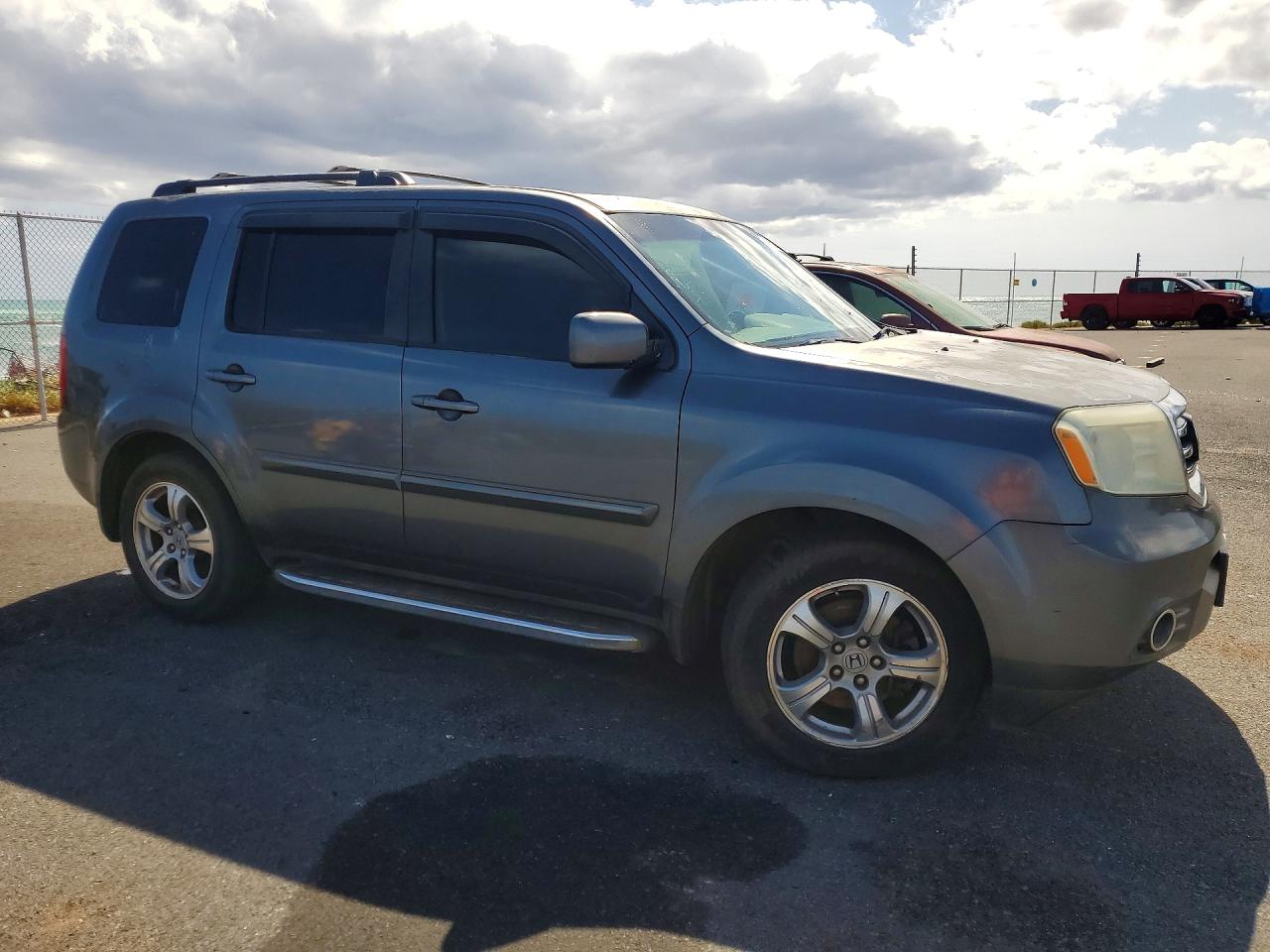 2013 Honda Pilot Exl Gray vin: 5FNYF4H50DB032429