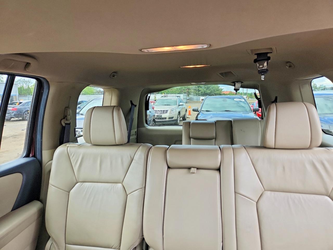 2013 Honda Pilot Exl Burgundy vin: 5FNYF4H50DB072803
