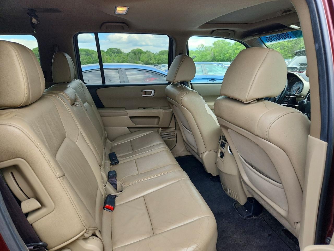 2013 Honda Pilot Exl Burgundy vin: 5FNYF4H50DB072803