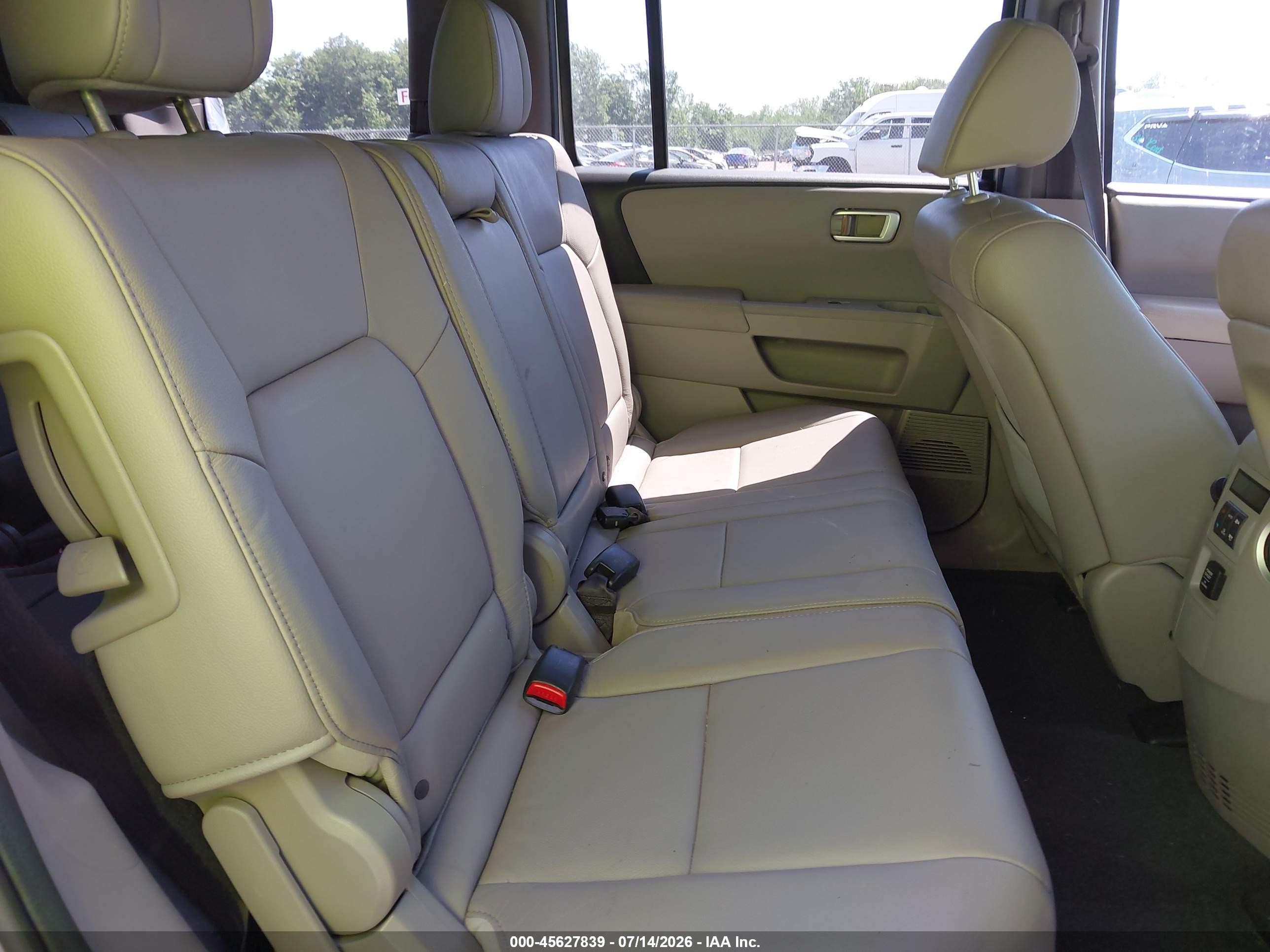 2013 Honda Pilot Ex-l Серый vin: 5FNYF4H50DB075751