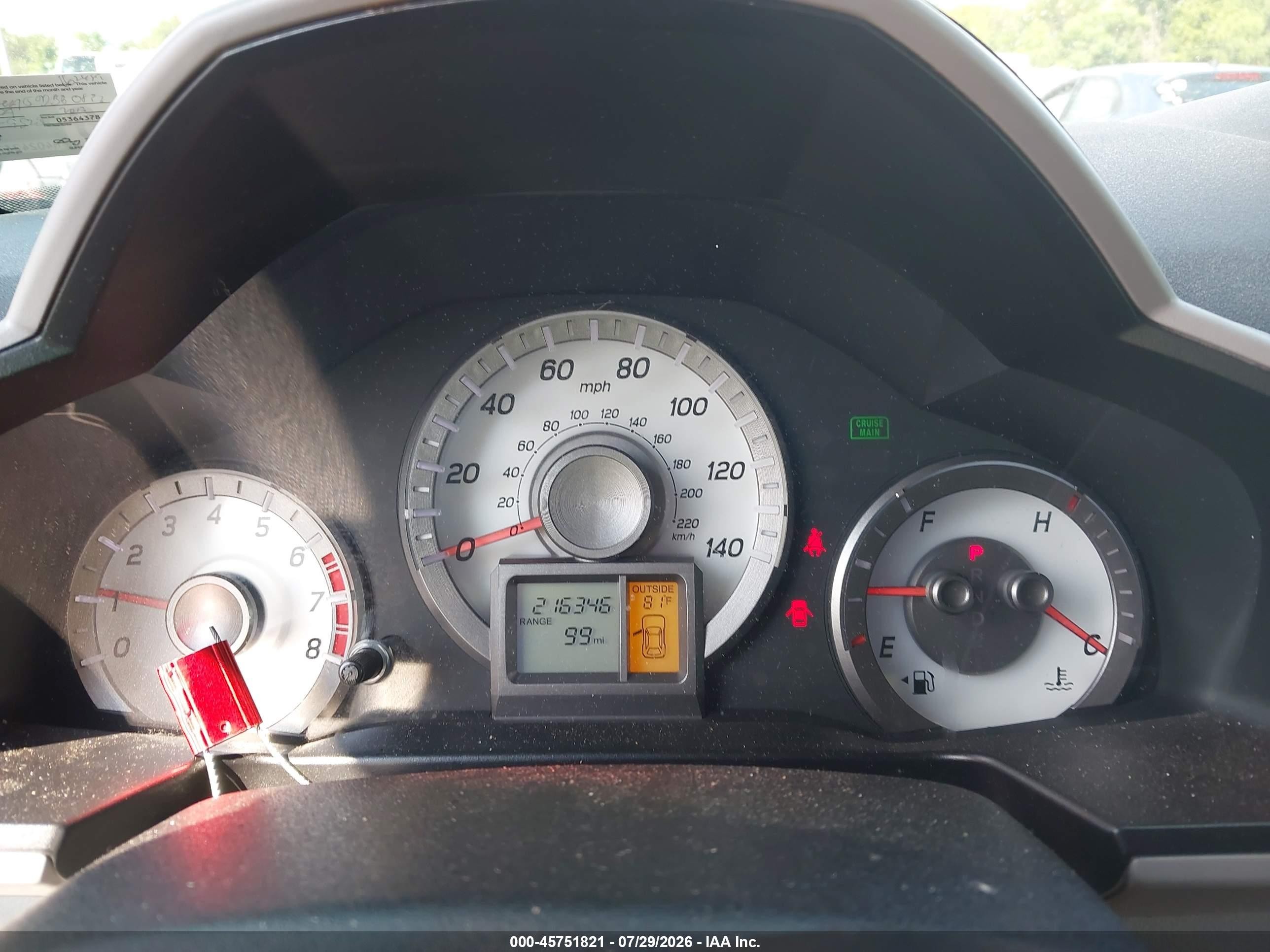 2013 Honda Pilot Ex-l Blue vin: 5FNYF4H50DB080836