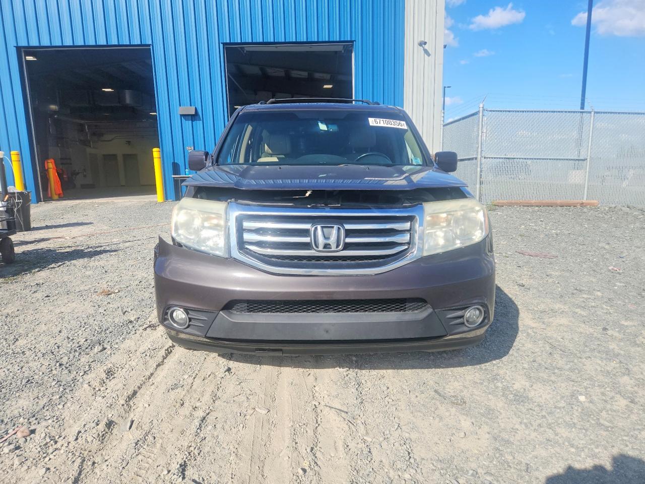 2013 Honda Pilot Exl Gray vin: 5FNYF4H50DB503592