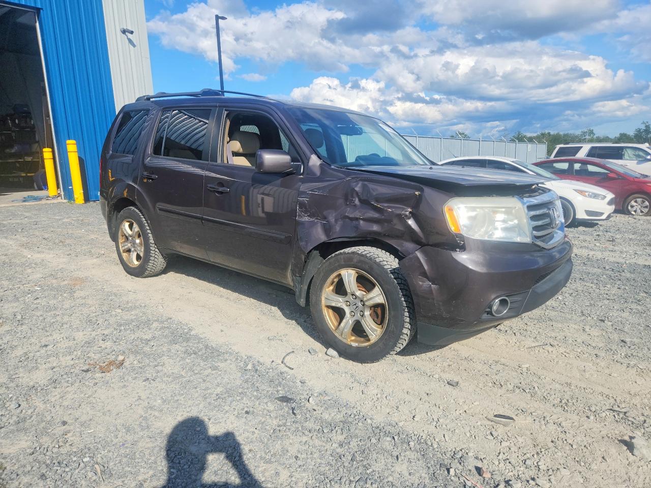 2013 Honda Pilot Exl Gray vin: 5FNYF4H50DB503592
