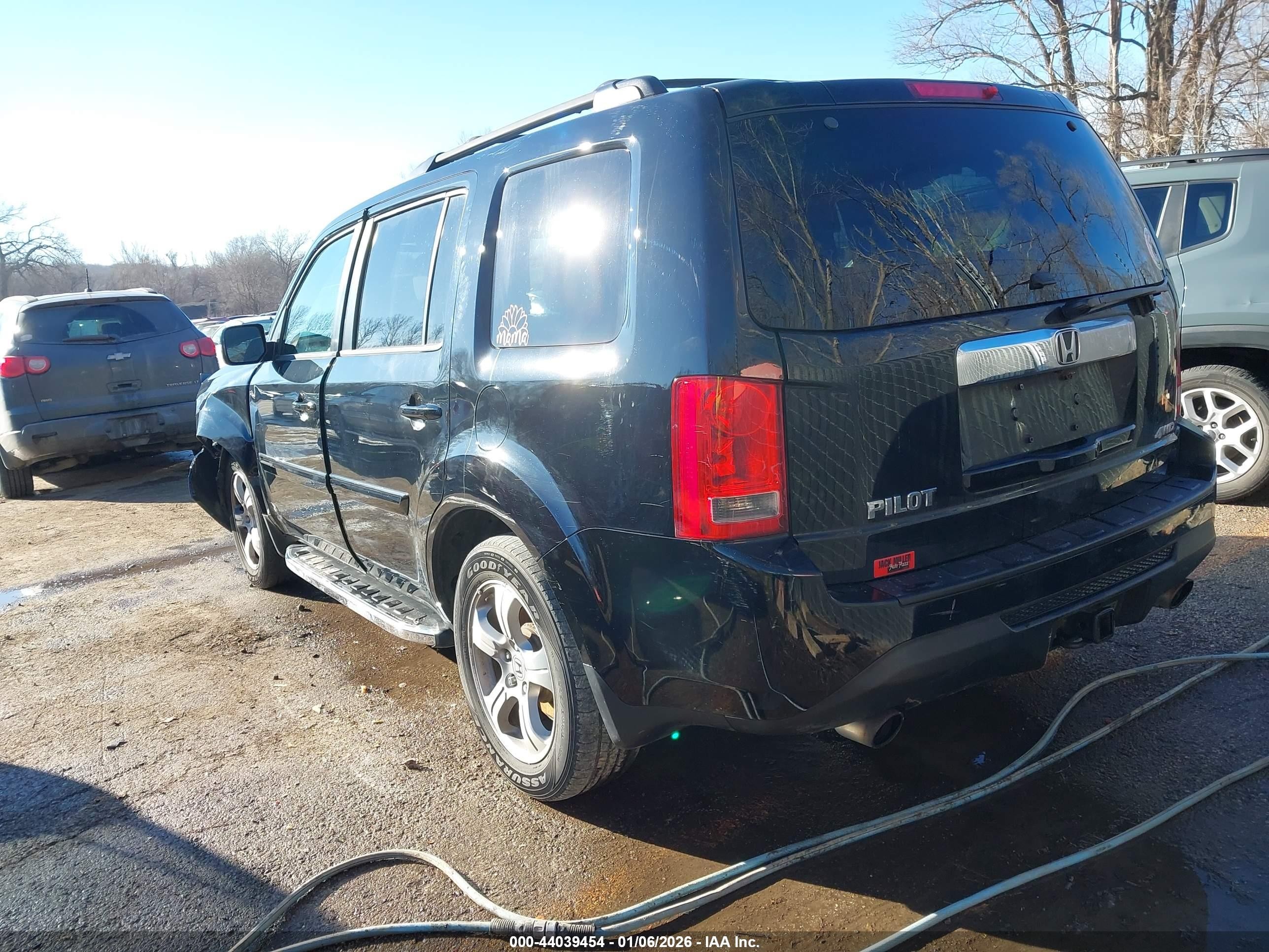 2014 Honda Pilot Ex-l Черный vin: 5FNYF4H50EB009721