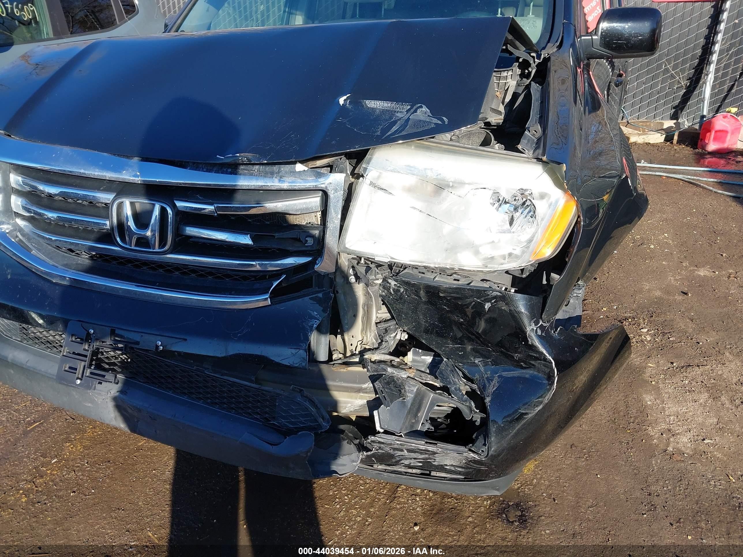 2014 Honda Pilot Ex-l Черный vin: 5FNYF4H50EB009721
