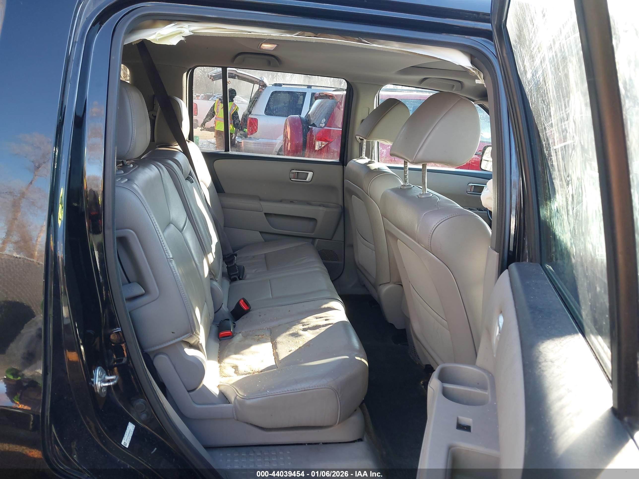 2014 Honda Pilot Ex-l Черный vin: 5FNYF4H50EB009721