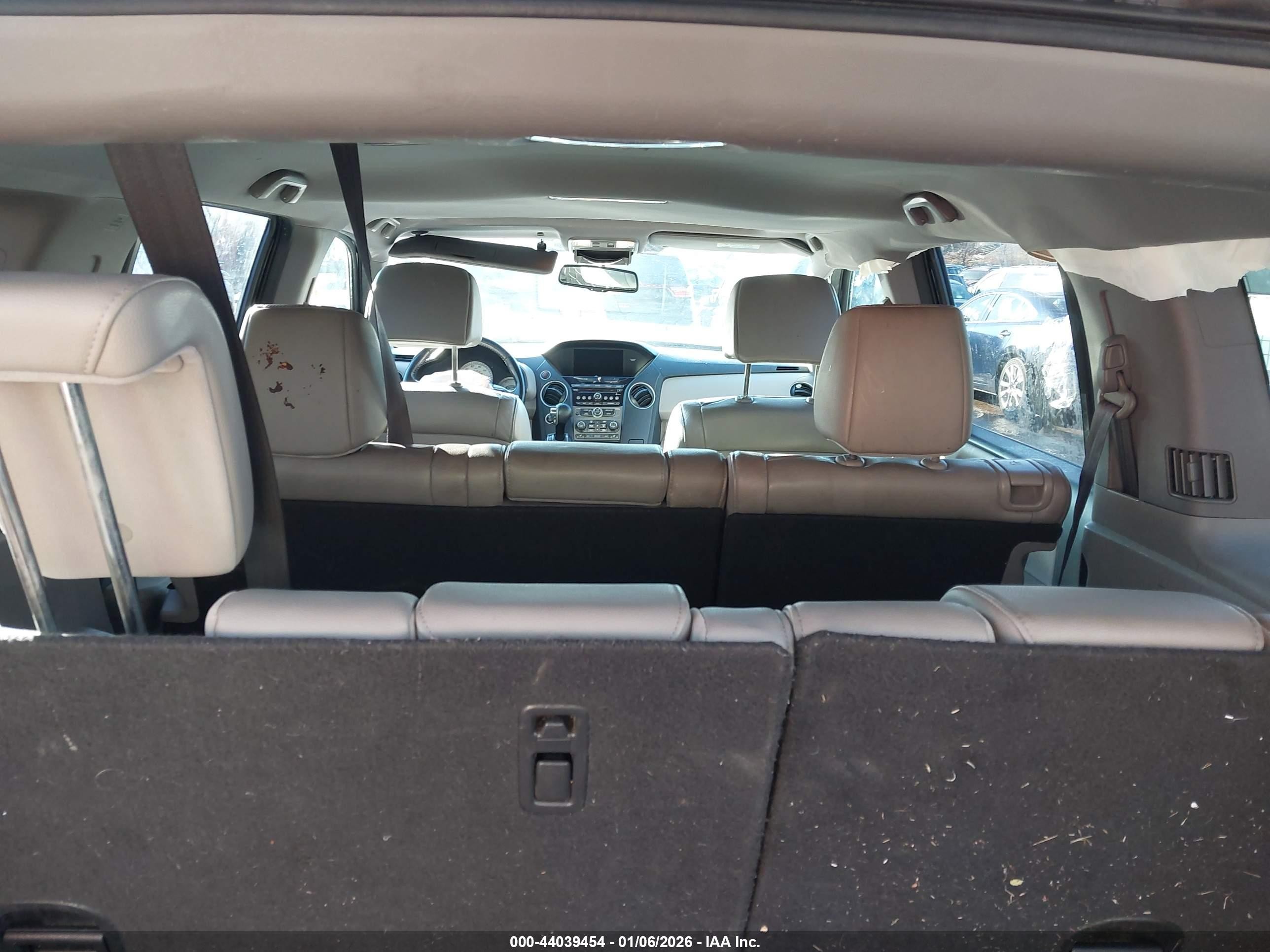 2014 Honda Pilot Ex-l Черный vin: 5FNYF4H50EB009721