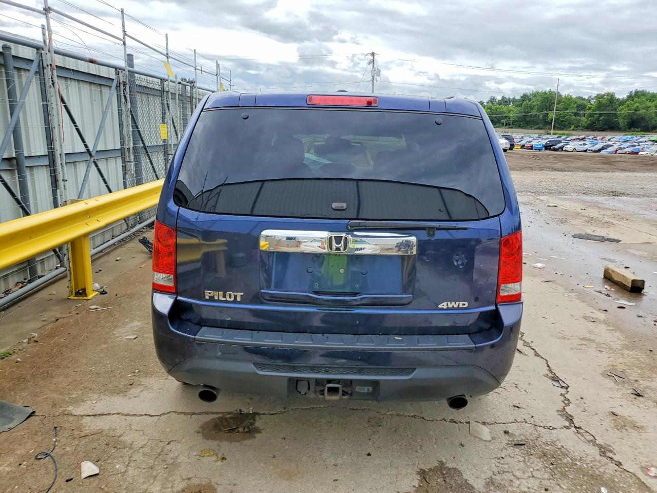 2014 Honda Pilot Exl Blue vin: 5FNYF4H50EB036353