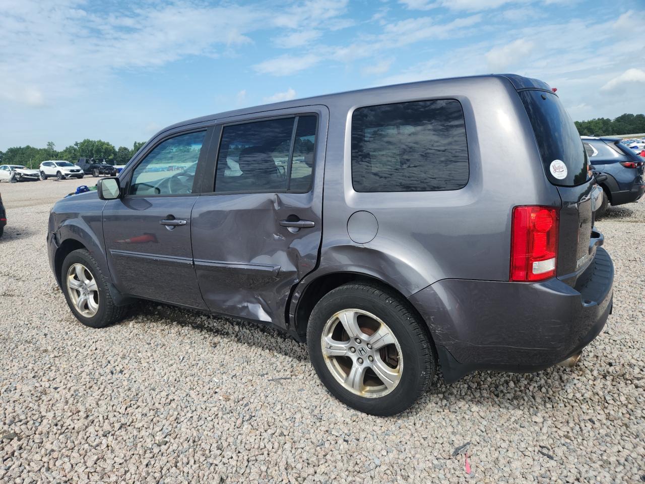 2015 Honda Pilot Exl Gray vin: 5FNYF4H50FB021143