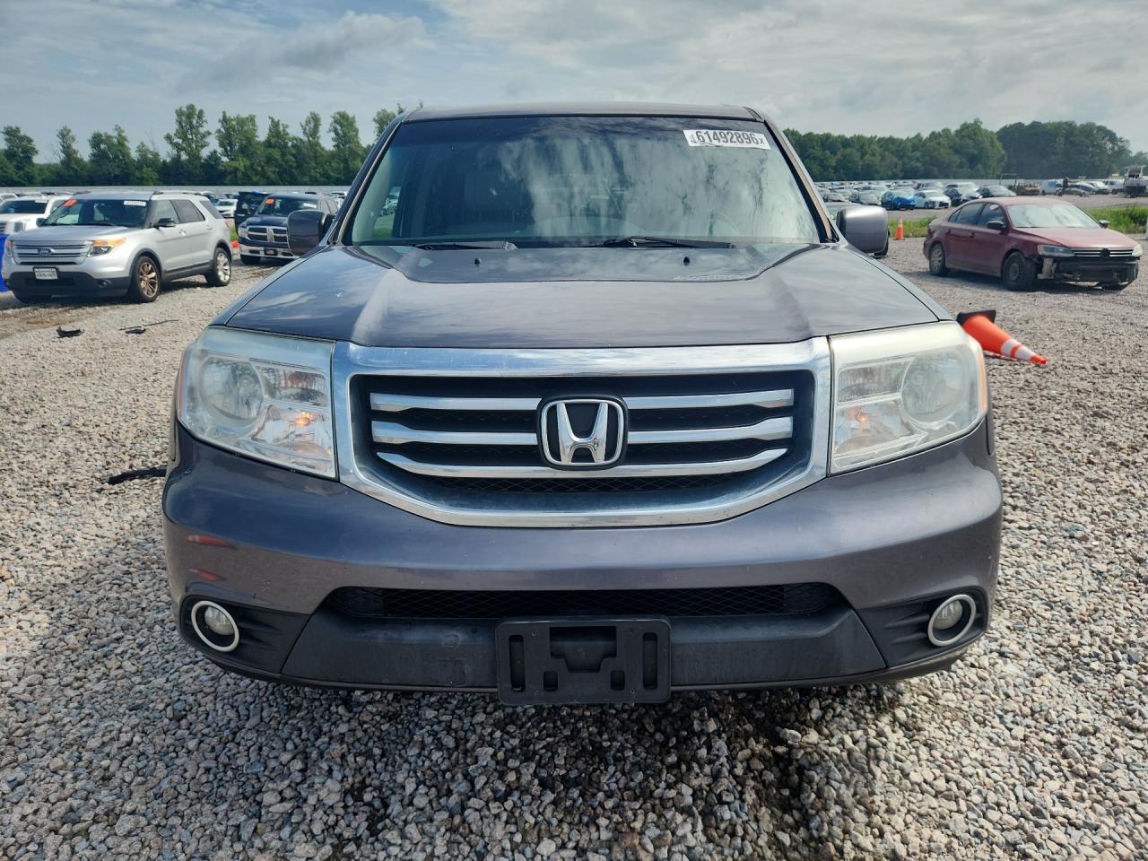 2015 Honda Pilot Exl Gray vin: 5FNYF4H50FB021143
