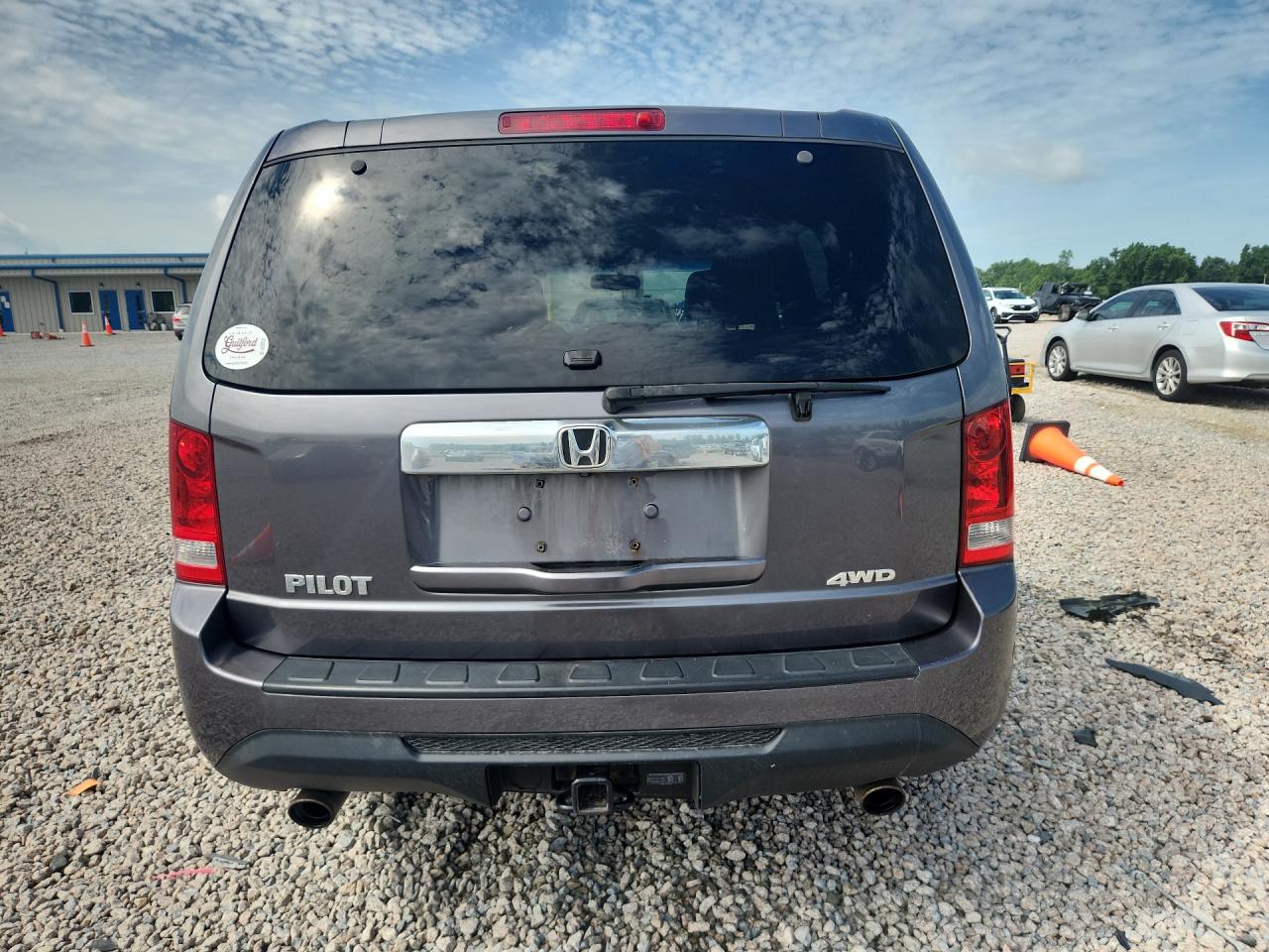 2015 Honda Pilot Exl Gray vin: 5FNYF4H50FB021143
