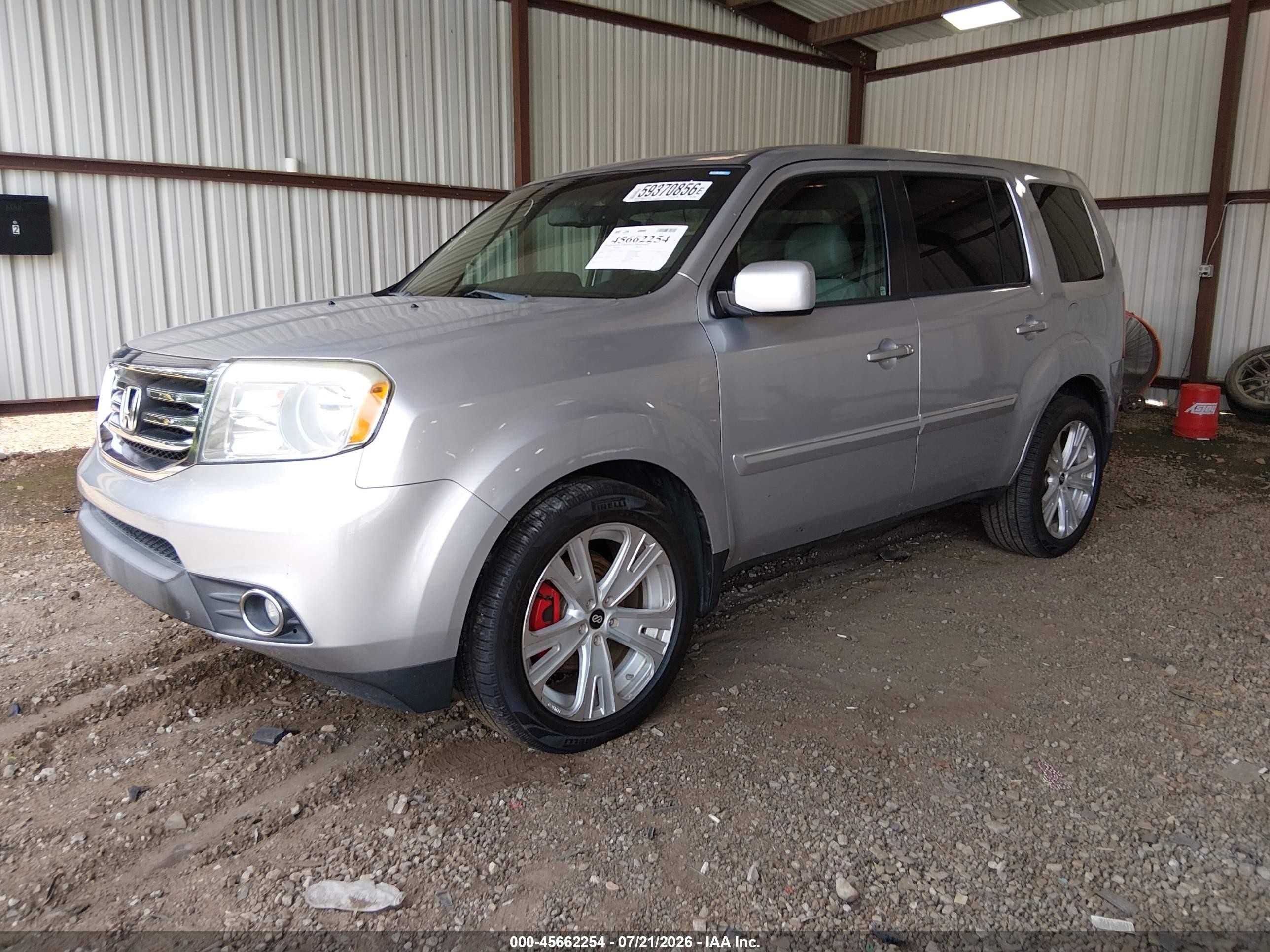 2015 Honda Pilot Ex-l Серебряный vin: 5FNYF4H50FB021627