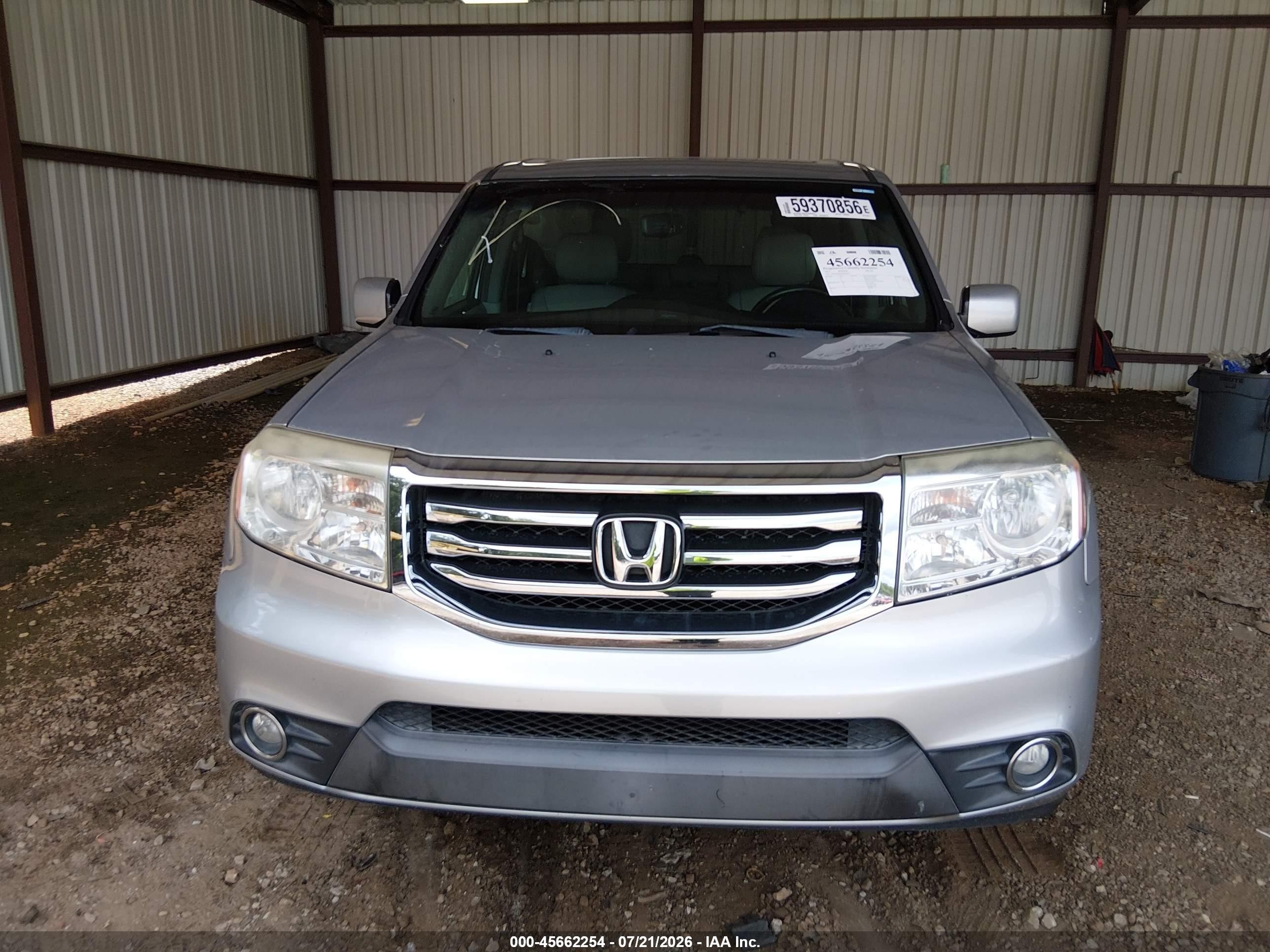 2015 Honda Pilot Ex-l Серебряный vin: 5FNYF4H50FB021627
