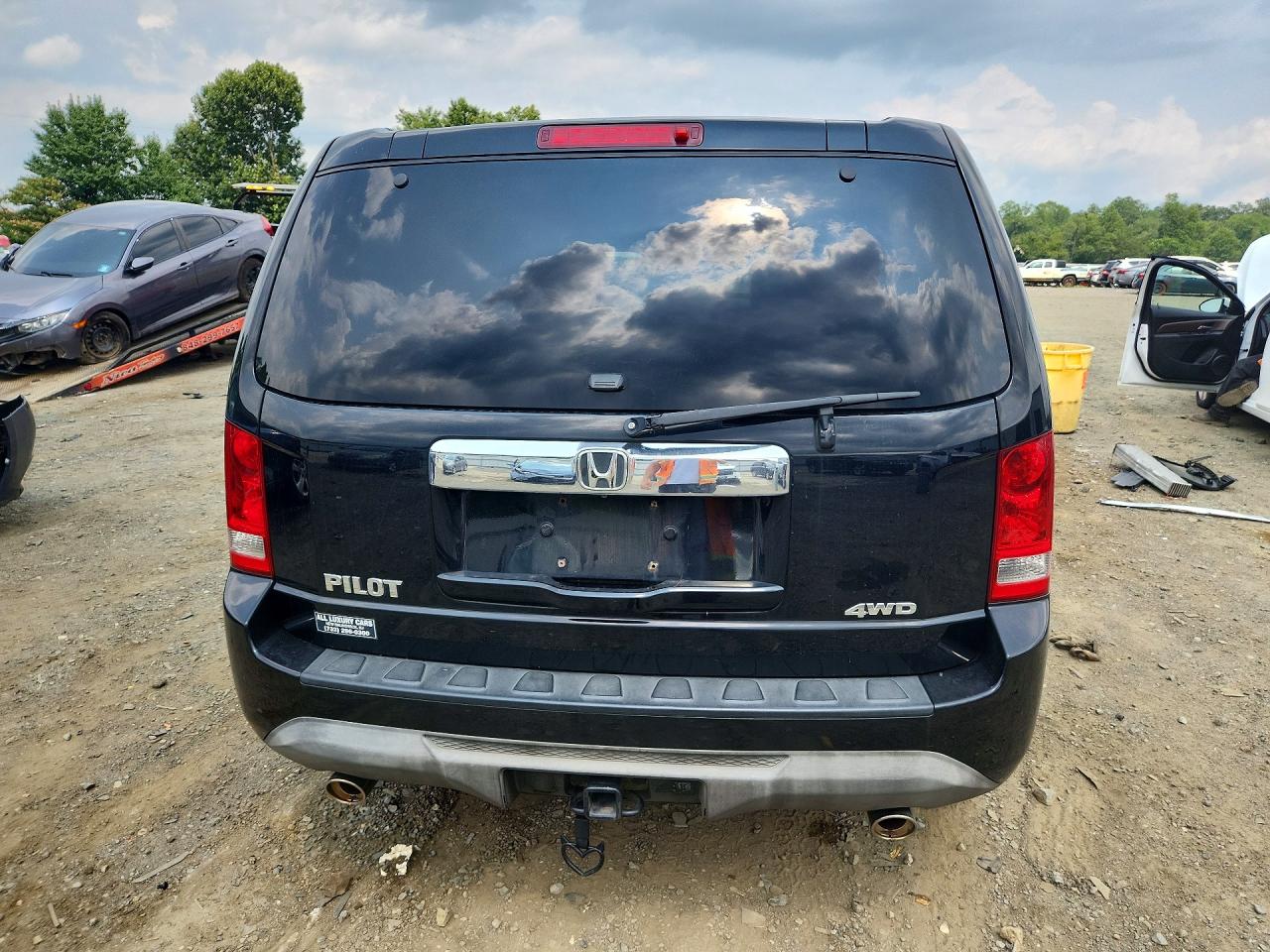 2015 Honda Pilot Exl Черный vin: 5FNYF4H50FB021756