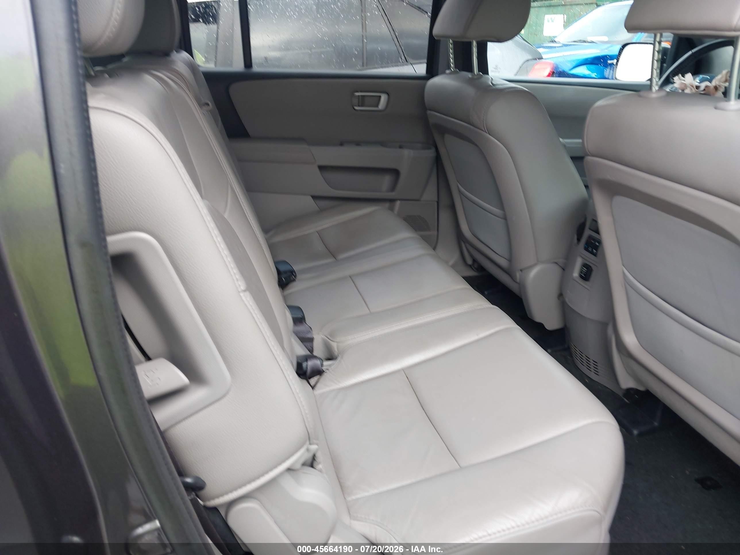 2015 Honda Pilot Ex-l Gray vin: 5FNYF4H50FB030666