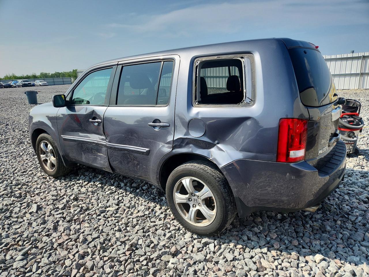 2015 Honda Pilot Exl Gray vin: 5FNYF4H50FB034376