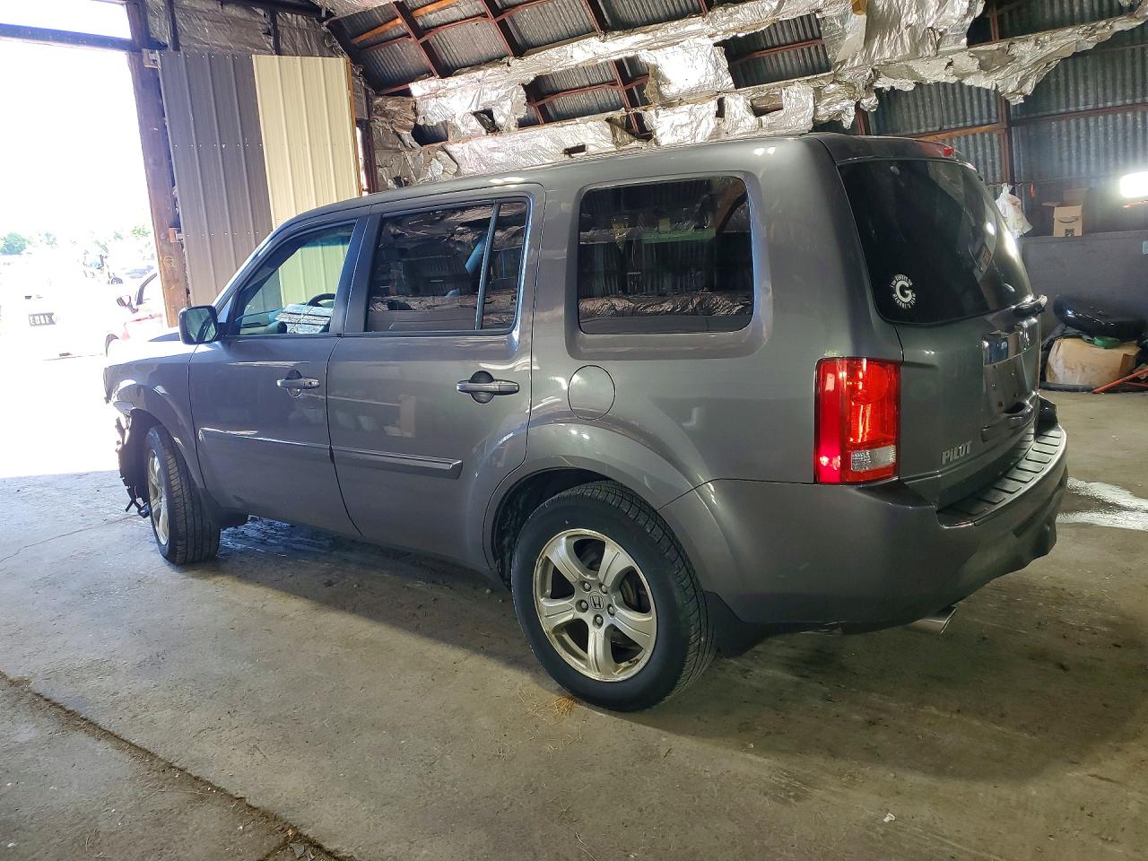 2015 Honda Pilot Exl Gray vin: 5FNYF4H50FB048259