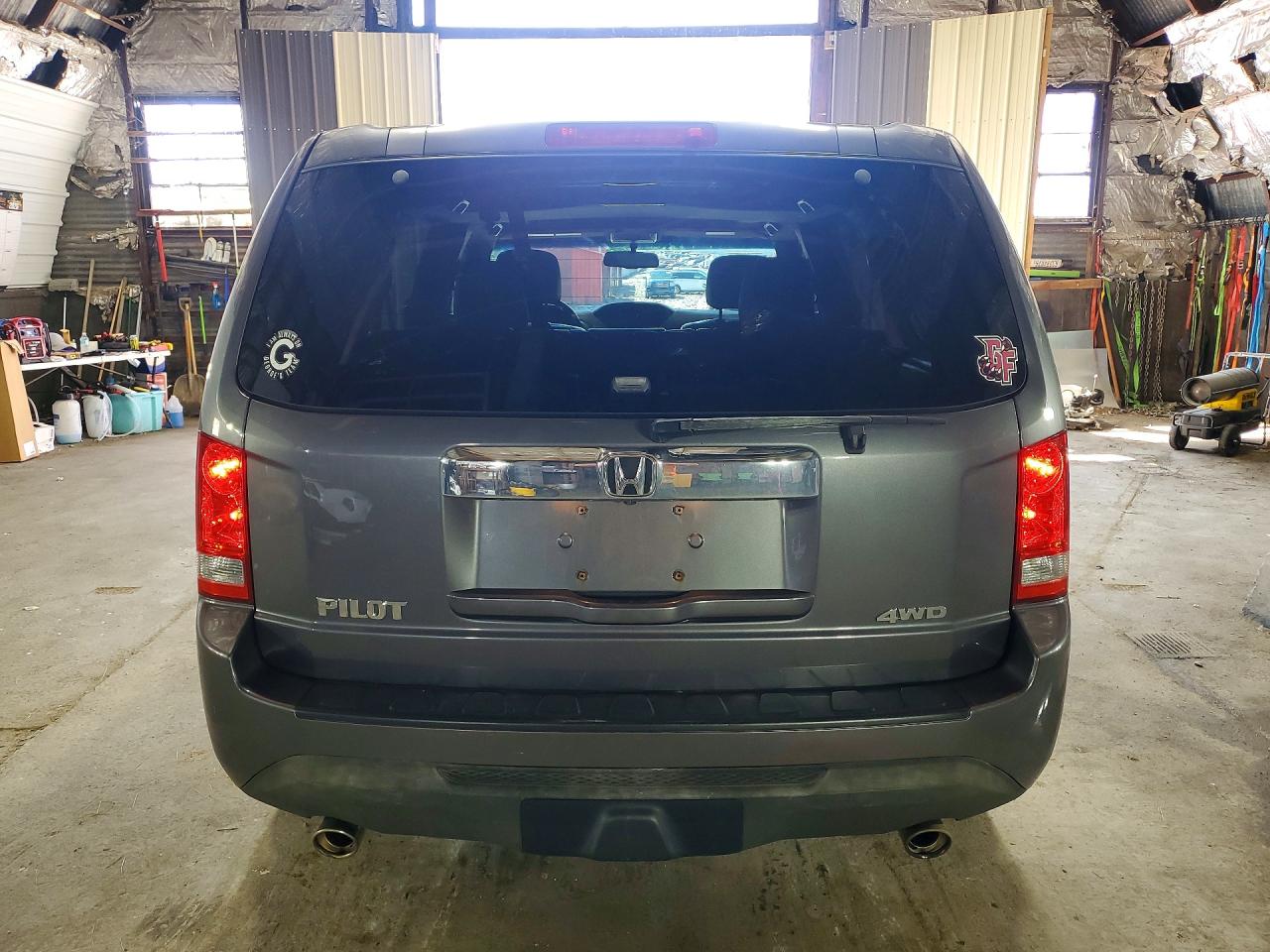 2015 Honda Pilot Exl Gray vin: 5FNYF4H50FB048259