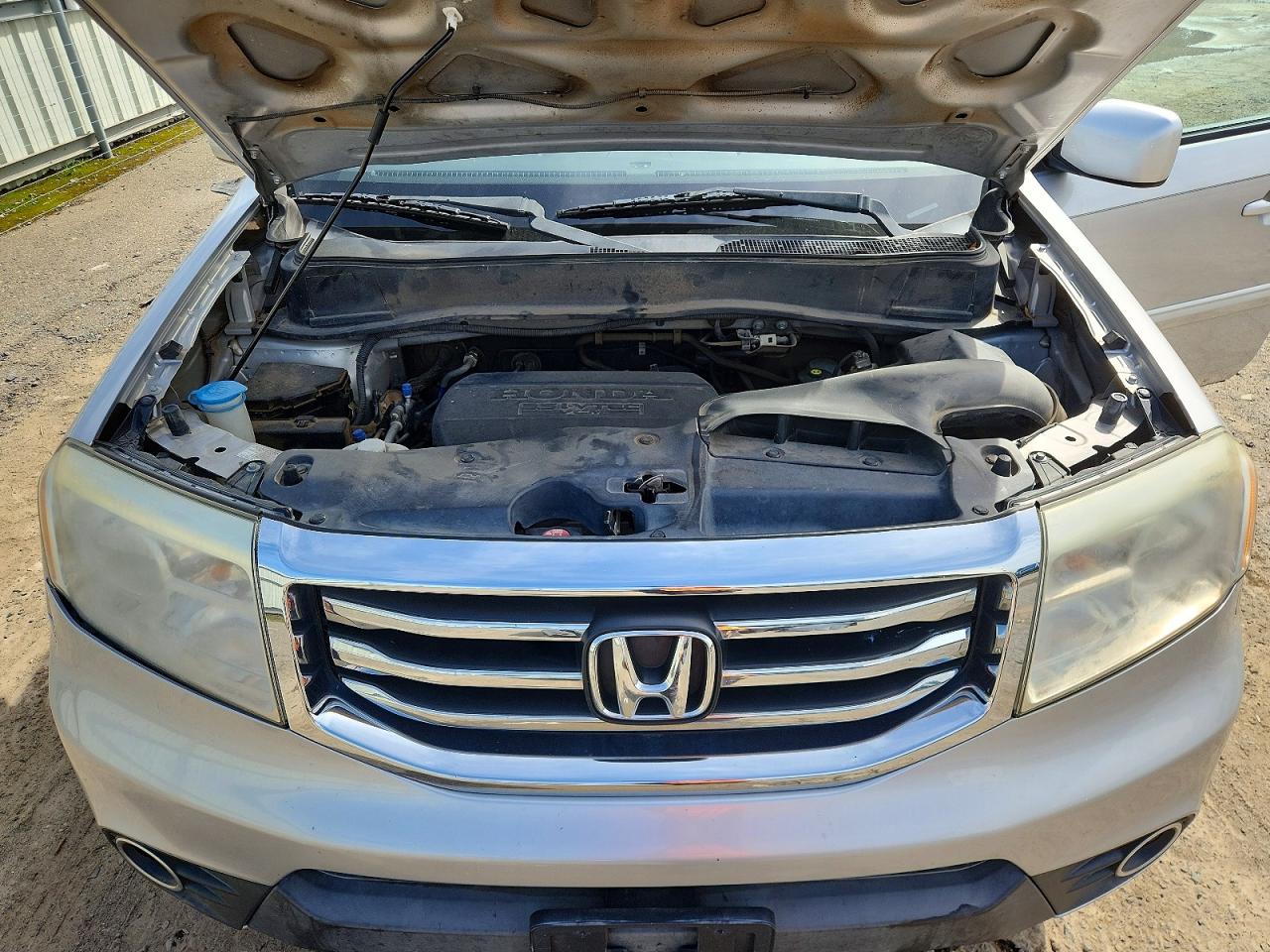 2015 Honda Pilot Exl Silver vin: 5FNYF4H50FB054191