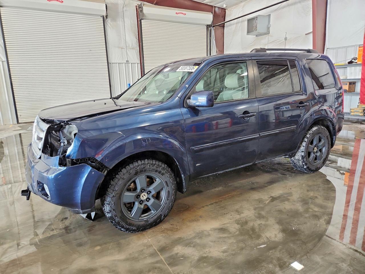 2011 Honda Pilot Exl Blue vin: 5FNYF4H51BB006399