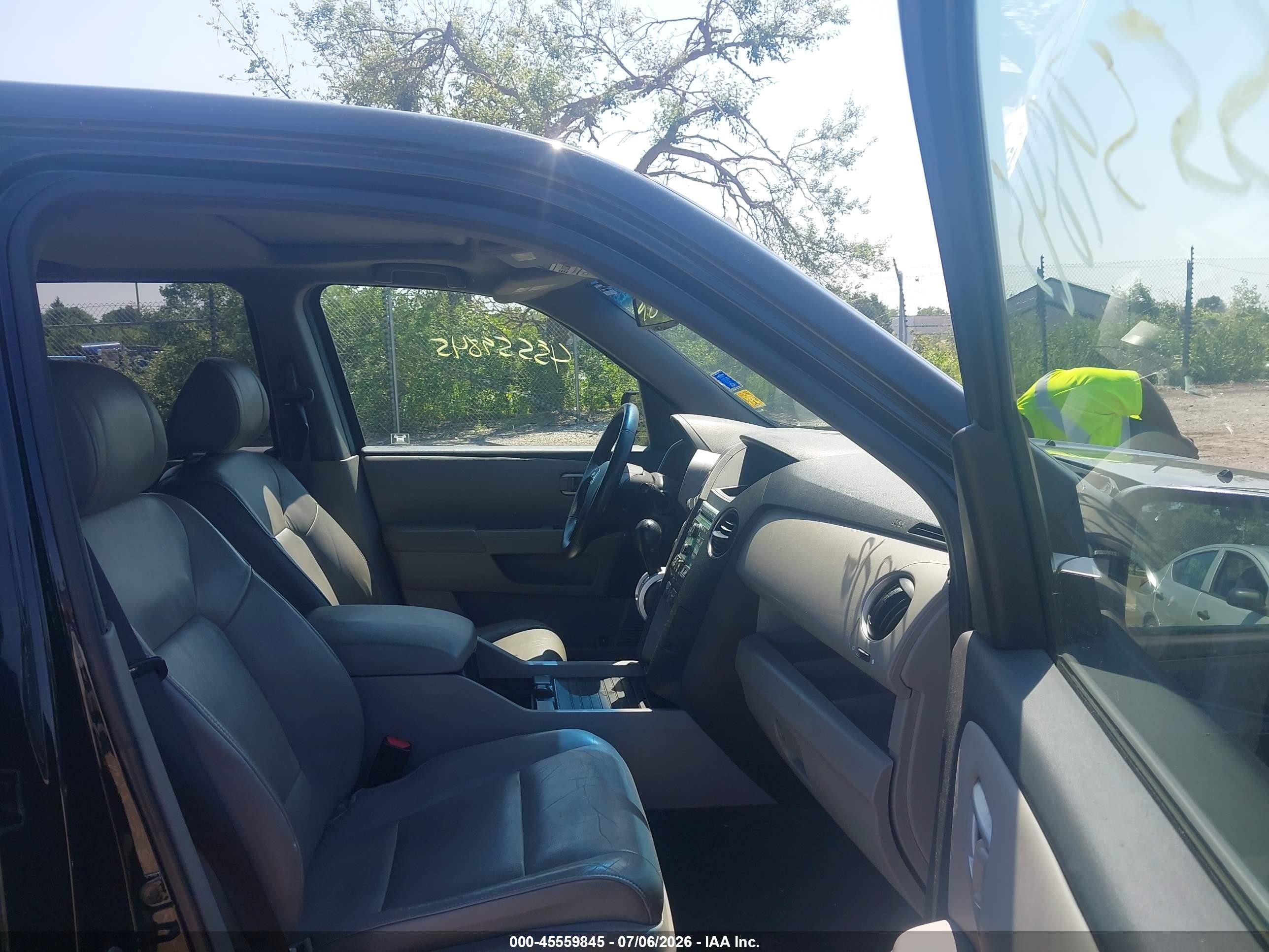 2011 Honda Pilot Ex-l Black vin: 5FNYF4H51BB018620