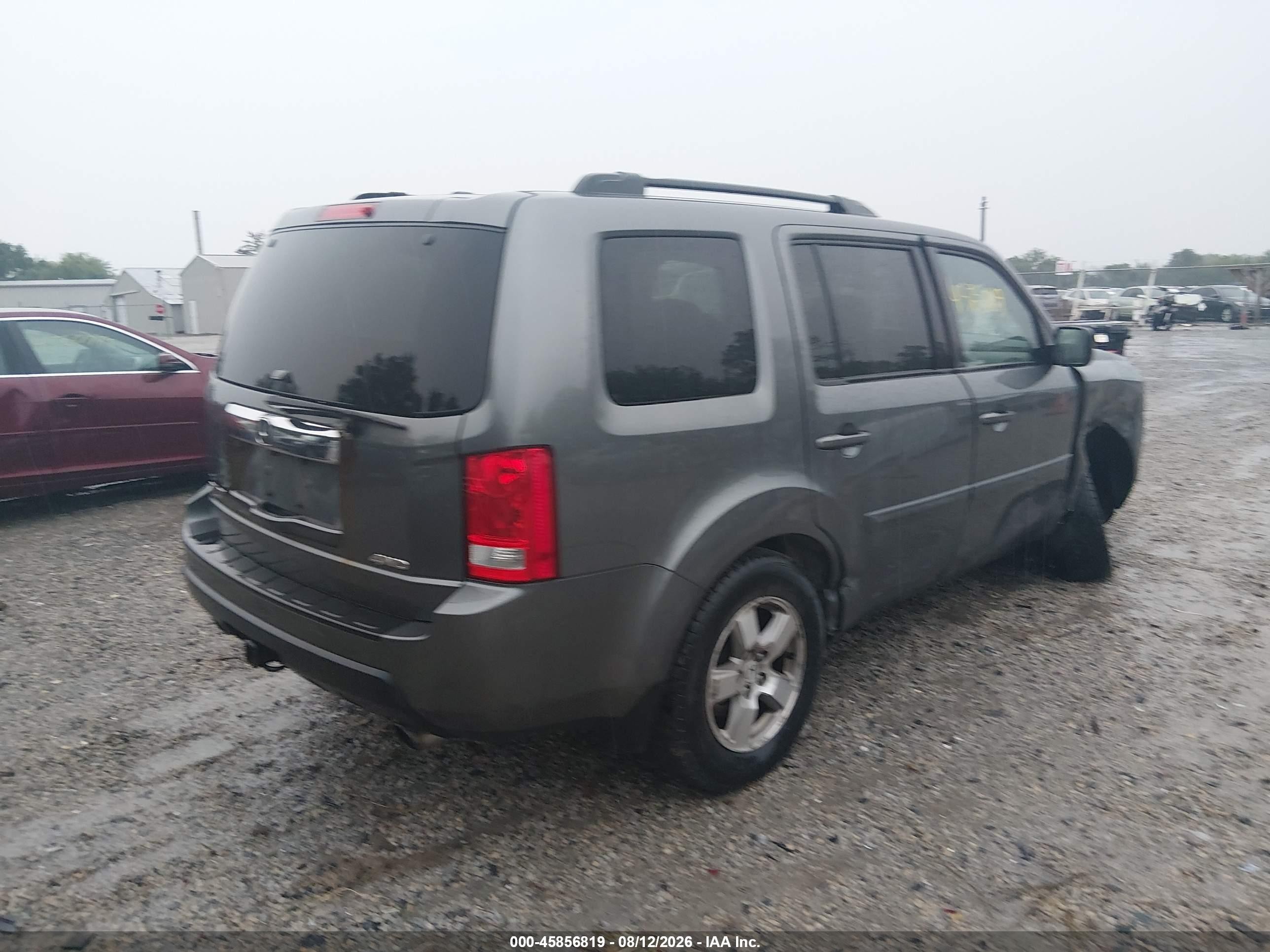 2011 Honda Pilot Ex-l Gray vin: 5FNYF4H51BB026944