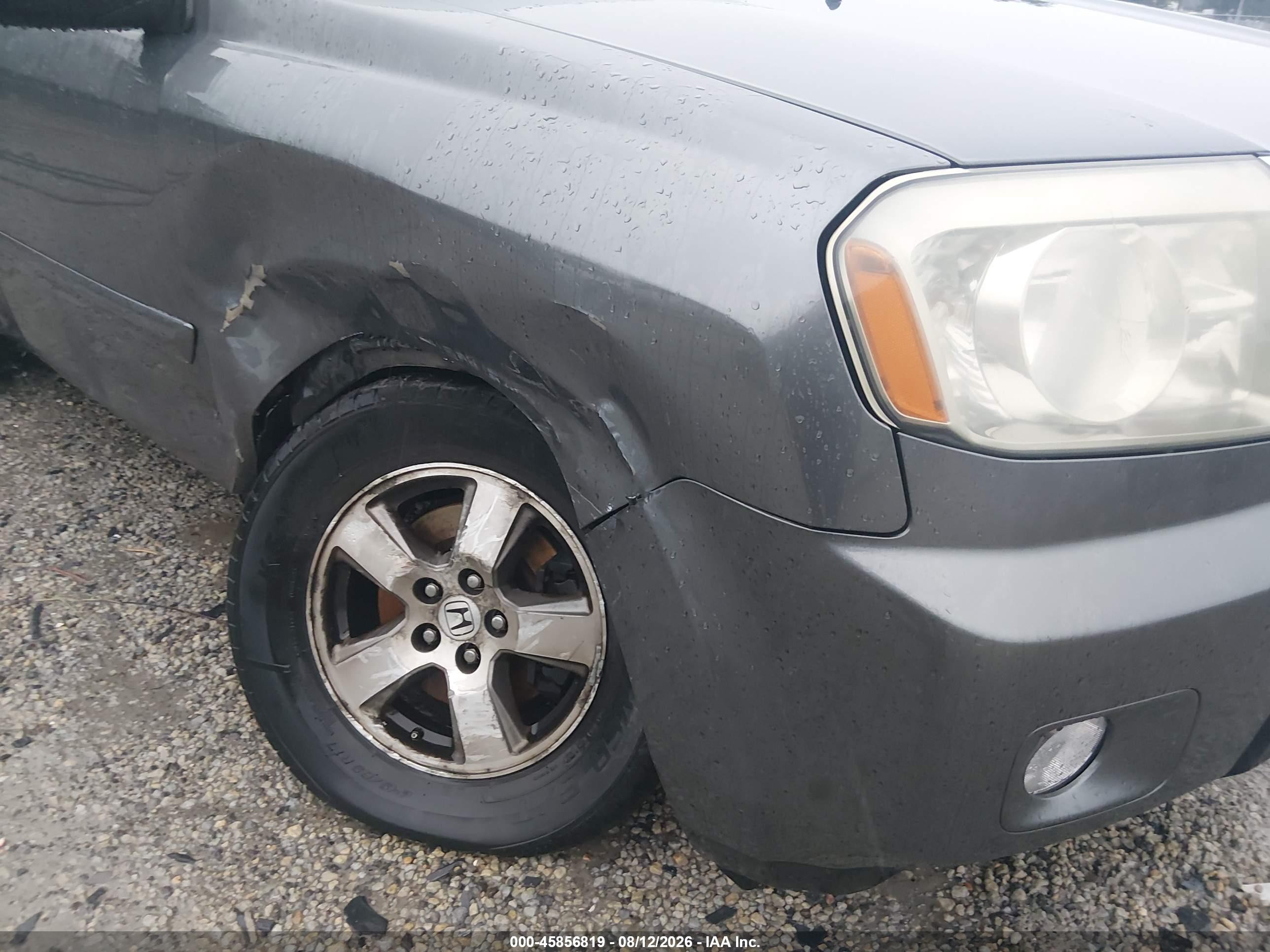 2011 Honda Pilot Ex-l Gray vin: 5FNYF4H51BB026944