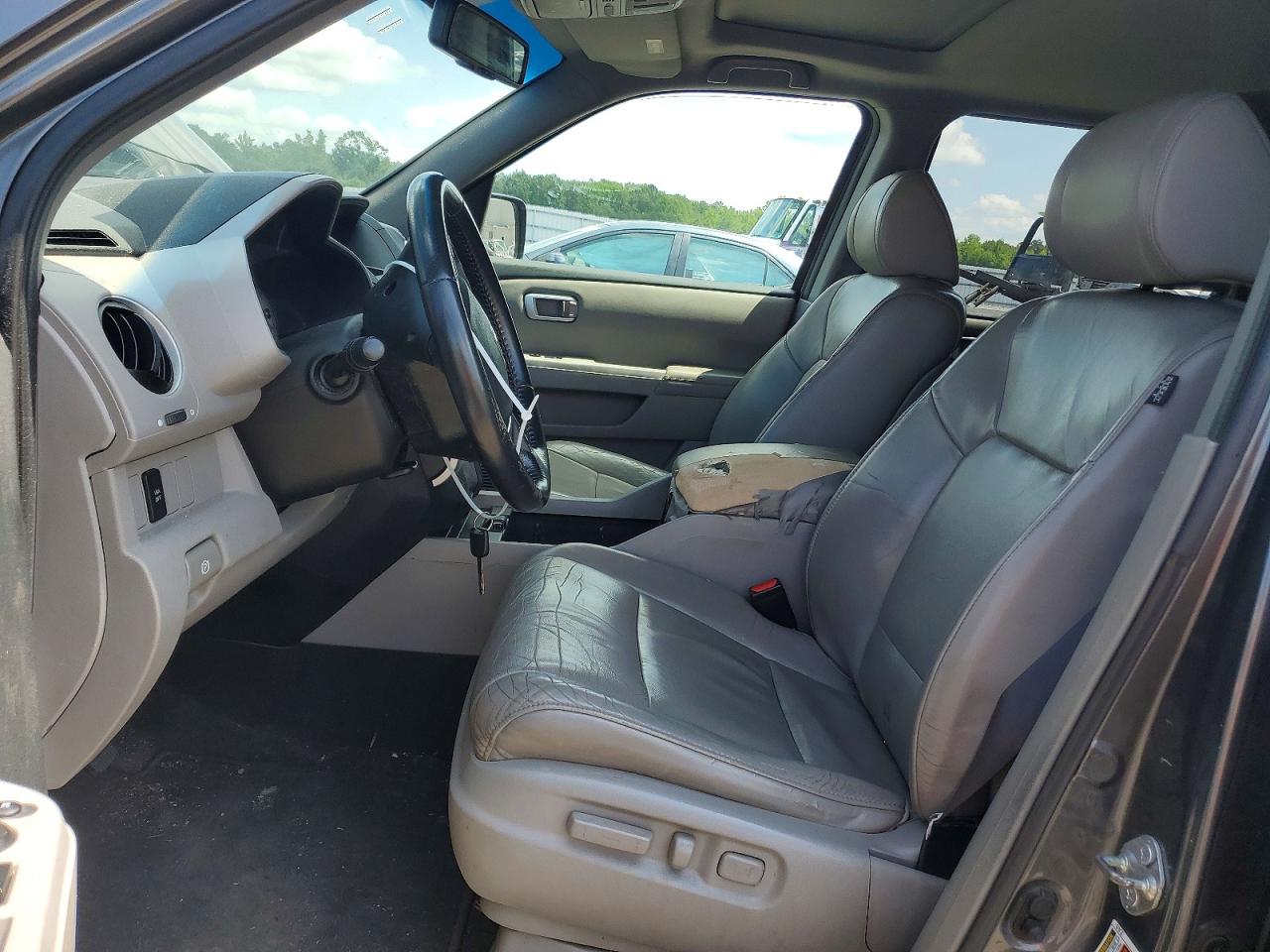 2011 Honda Pilot Exl Gray vin: 5FNYF4H51BB042268