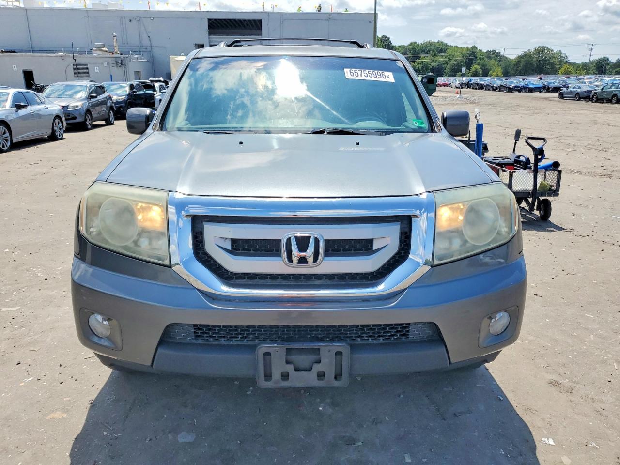 2011 Honda Pilot Exl Gray vin: 5FNYF4H51BB042268