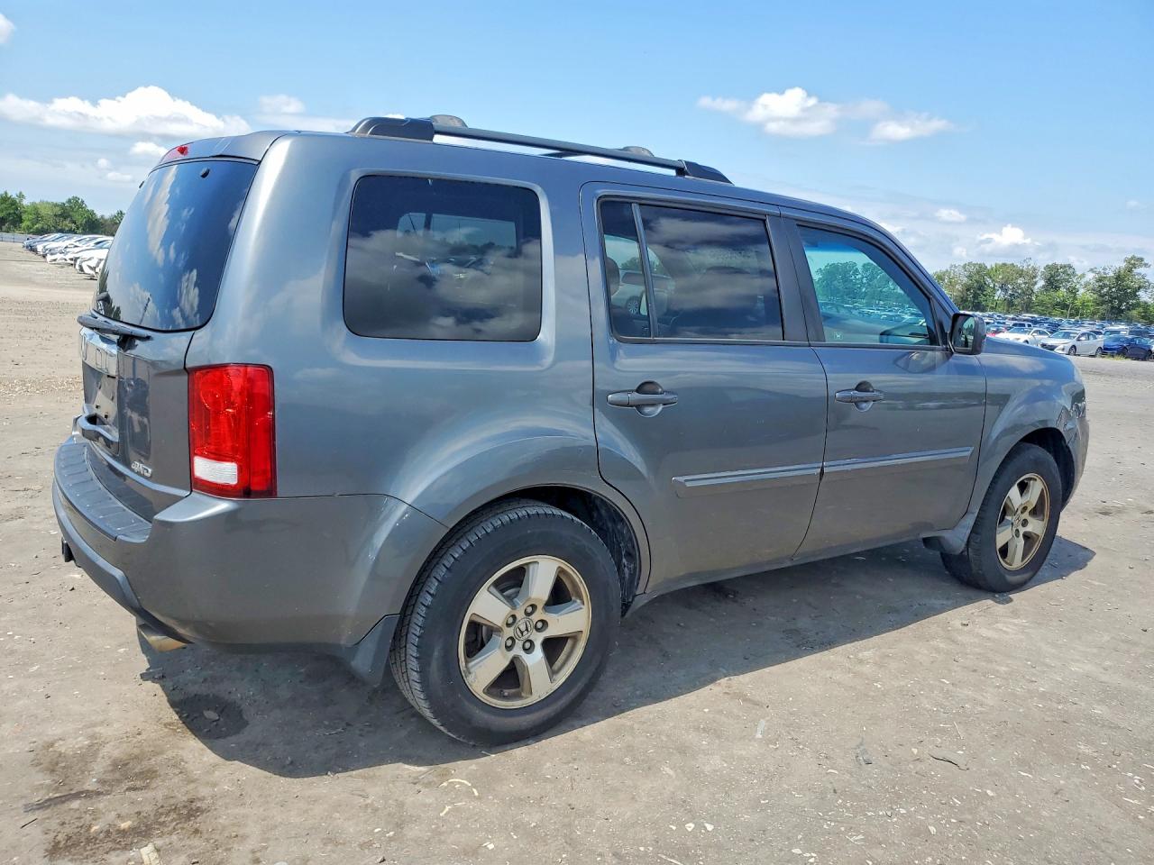 2011 Honda Pilot Exl Gray vin: 5FNYF4H51BB042268