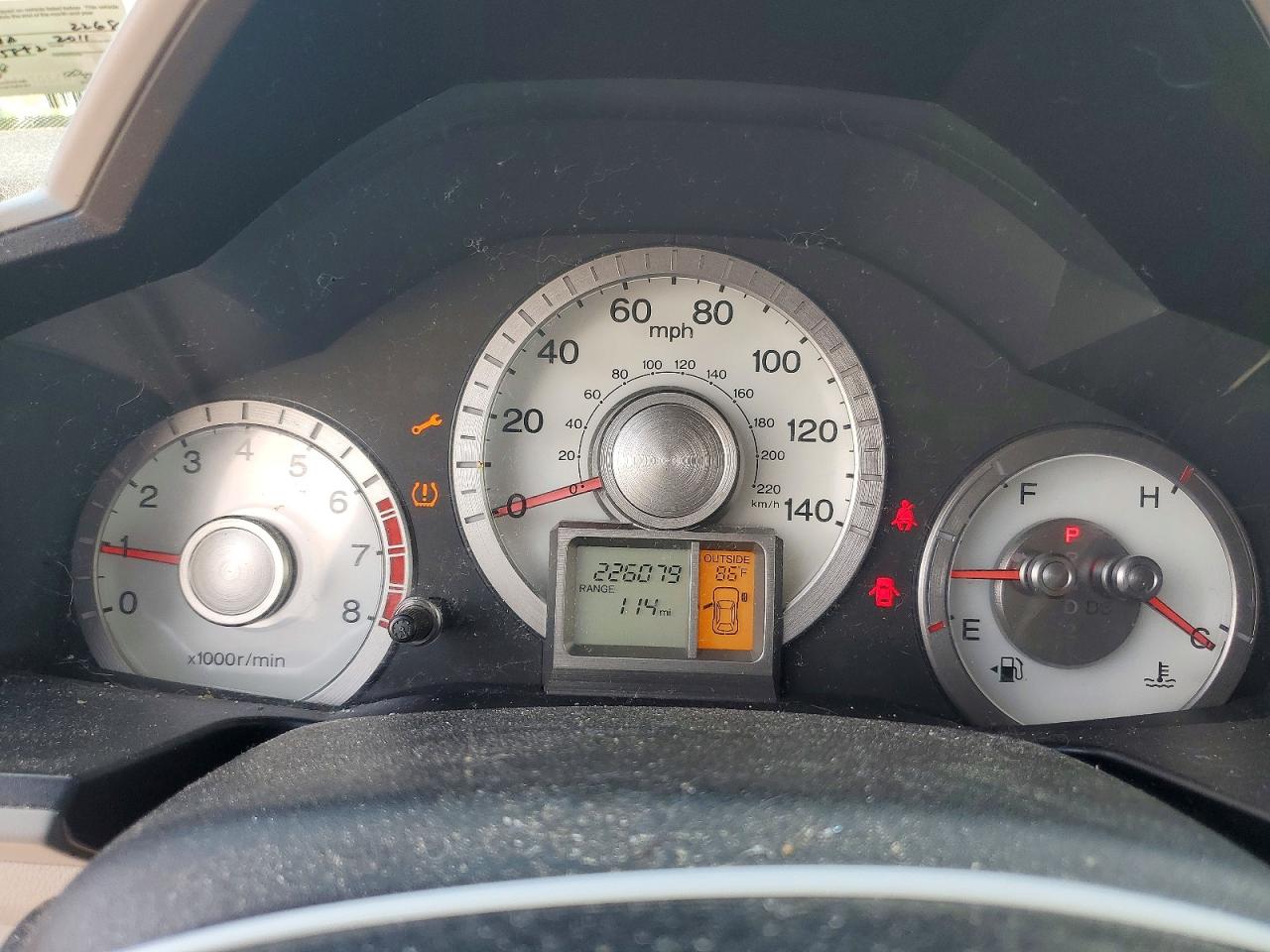 2011 Honda Pilot Exl Gray vin: 5FNYF4H51BB042268