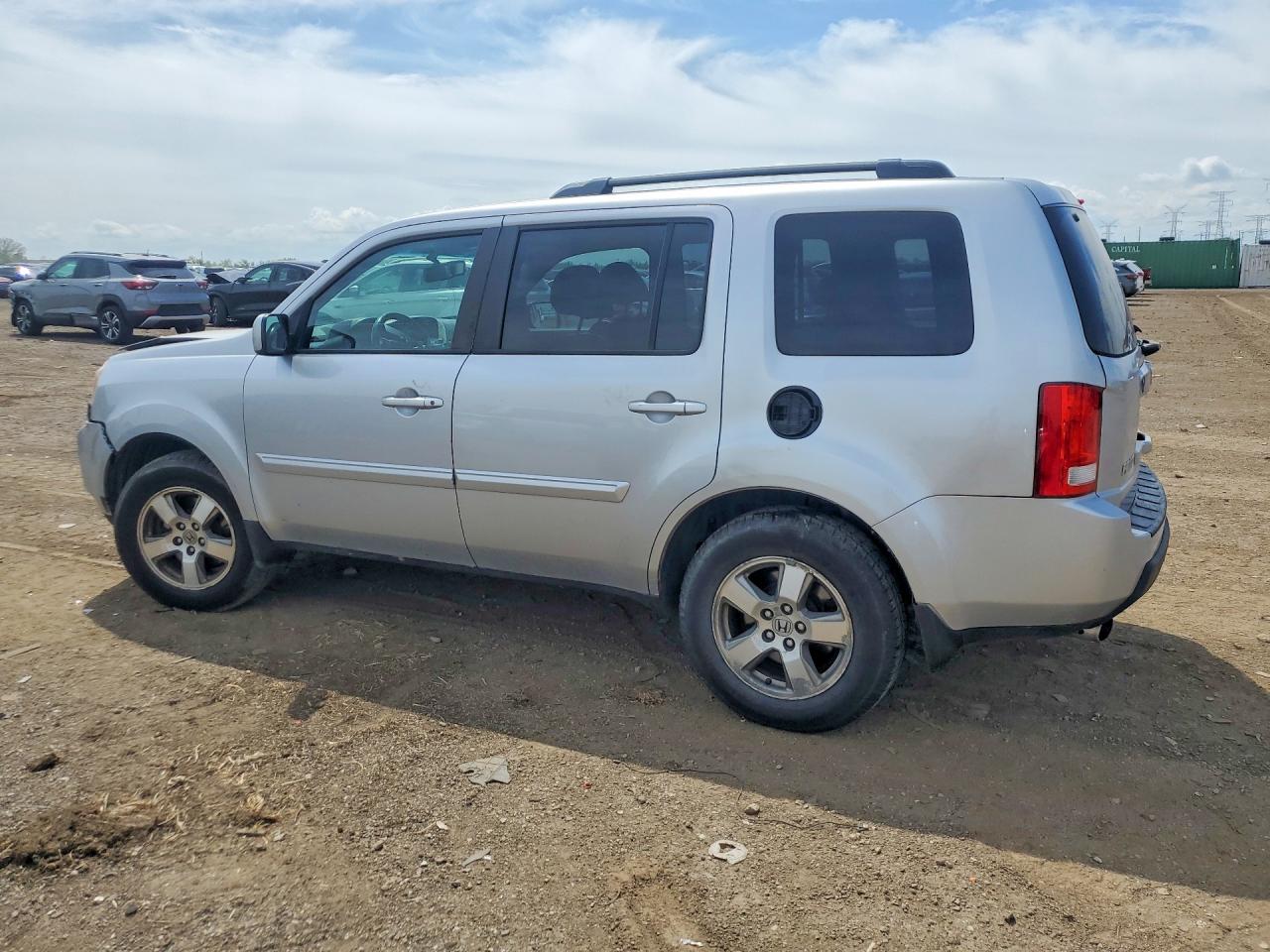 2011 Honda Pilot Exl Silver vin: 5FNYF4H51BB059474