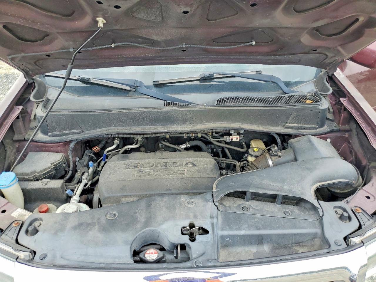 2011 Honda Pilot Exl Burgundy vin: 5FNYF4H51BB060835