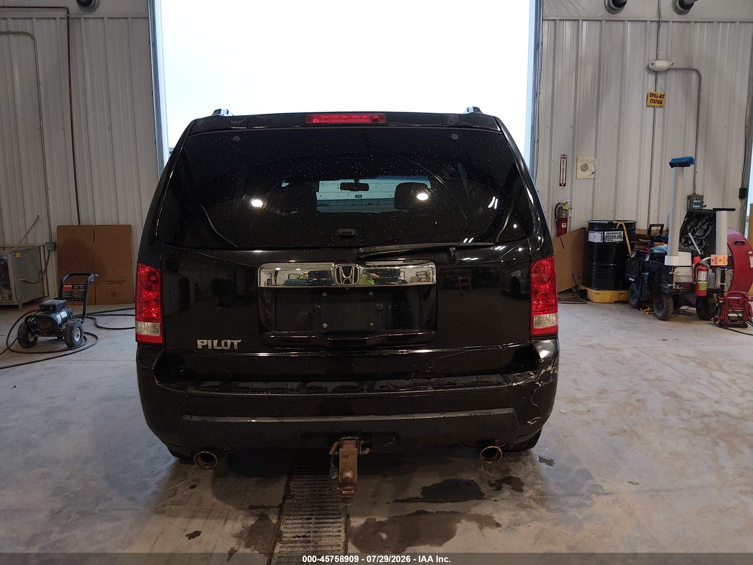 2011 Honda Pilot Ex-l Black vin: 5FNYF4H51BB063119
