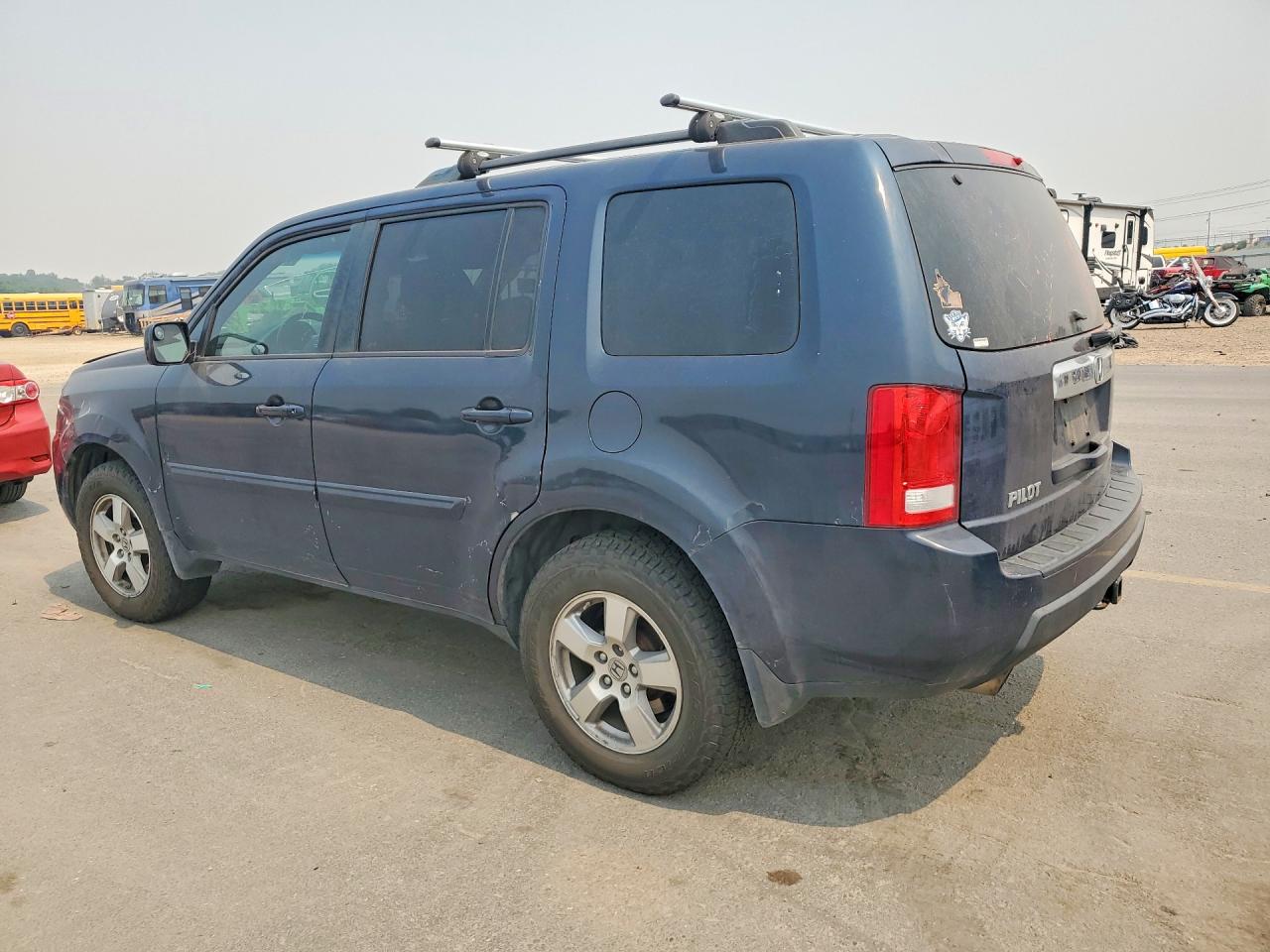 2011 Honda Pilot Exl Gray vin: 5FNYF4H51BB079661