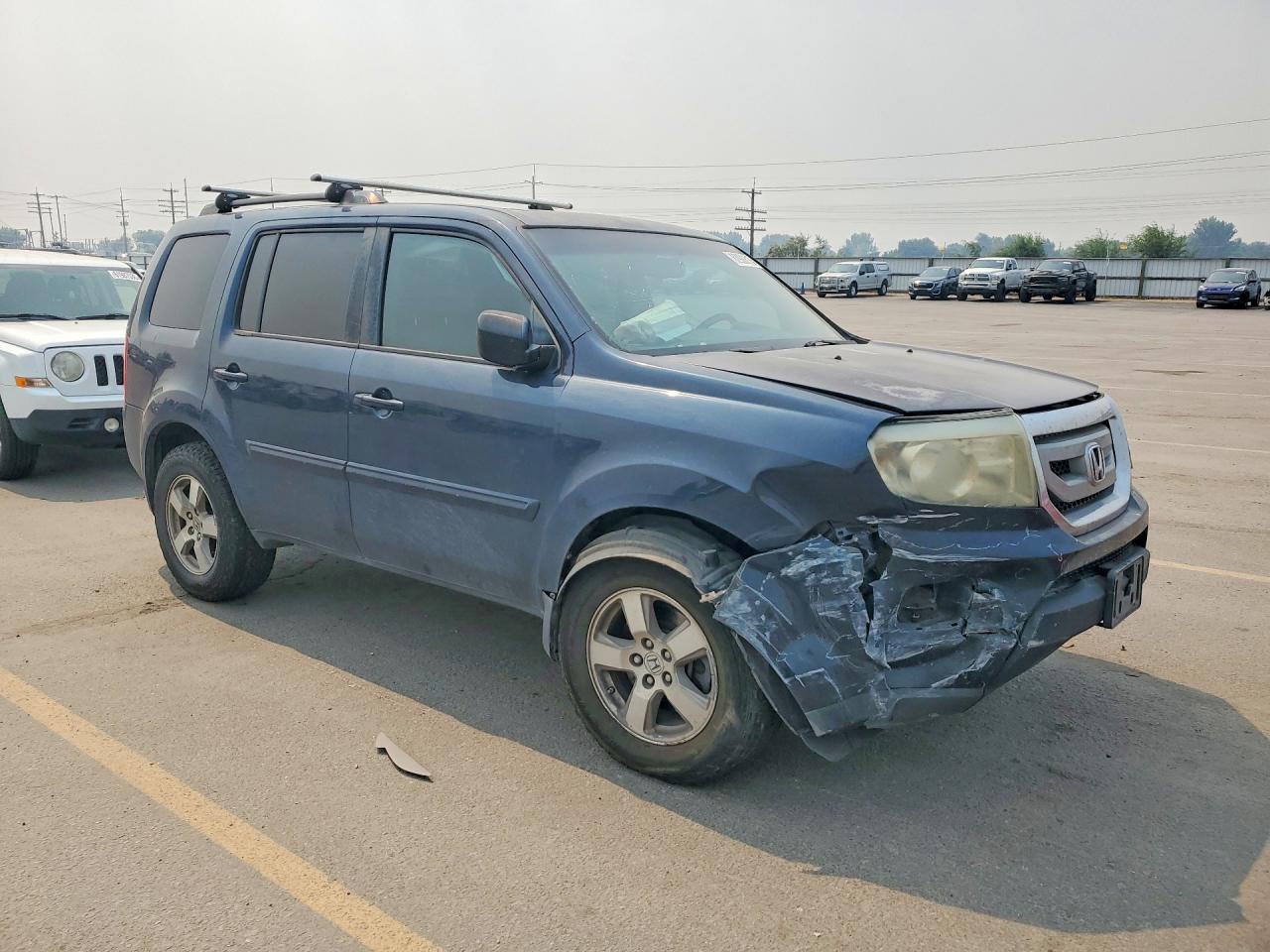 2011 Honda Pilot Exl Gray vin: 5FNYF4H51BB079661