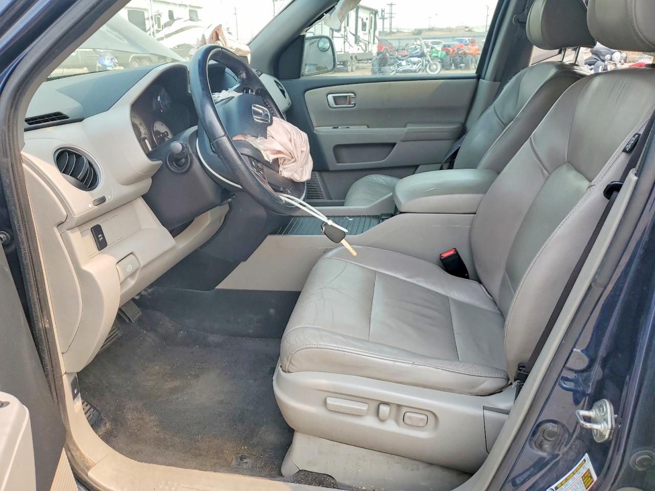 2011 Honda Pilot Exl Gray vin: 5FNYF4H51BB079661