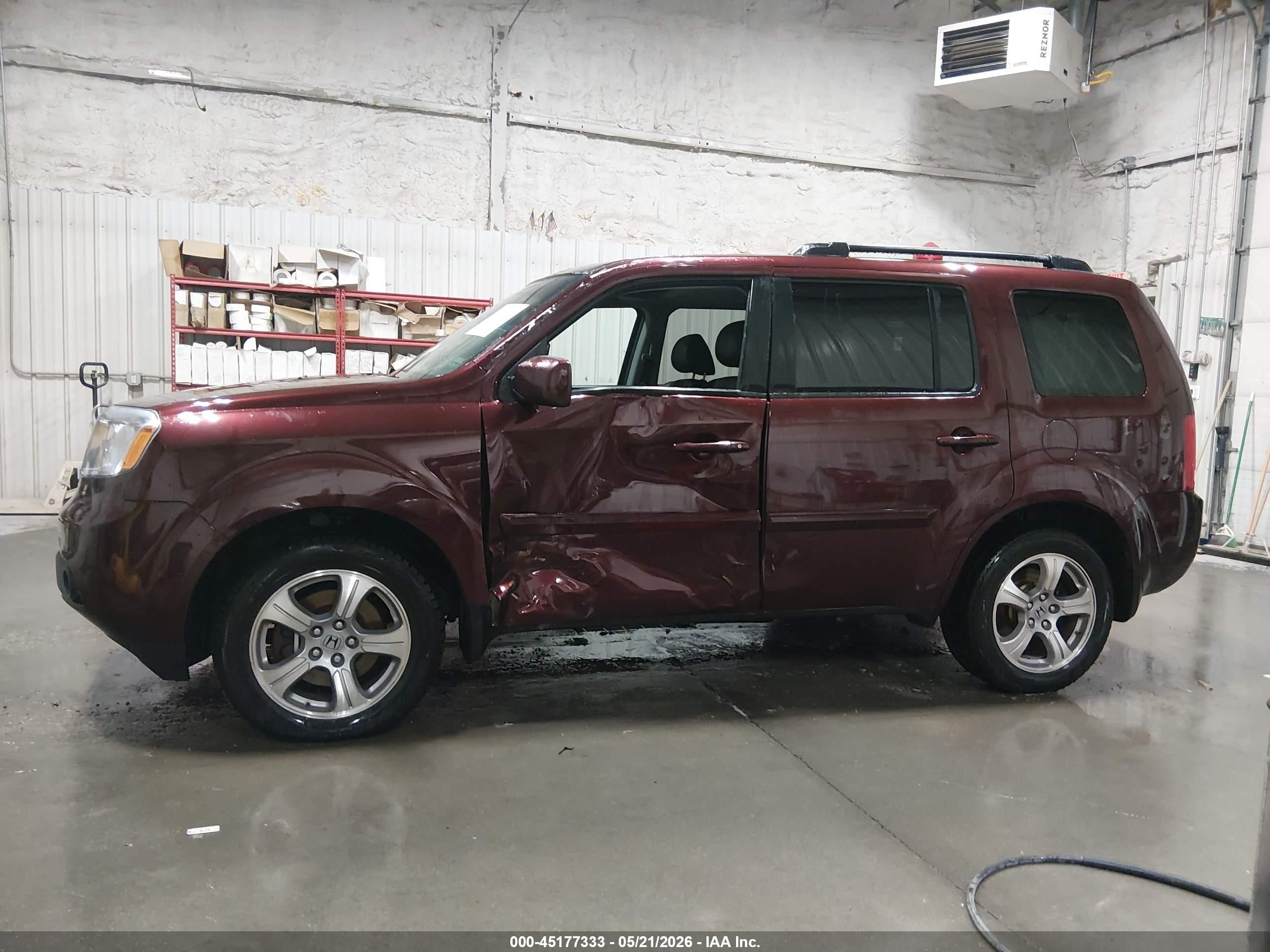 2012 Honda Pilot Ex-l Черный vin: 5FNYF4H51CB018666