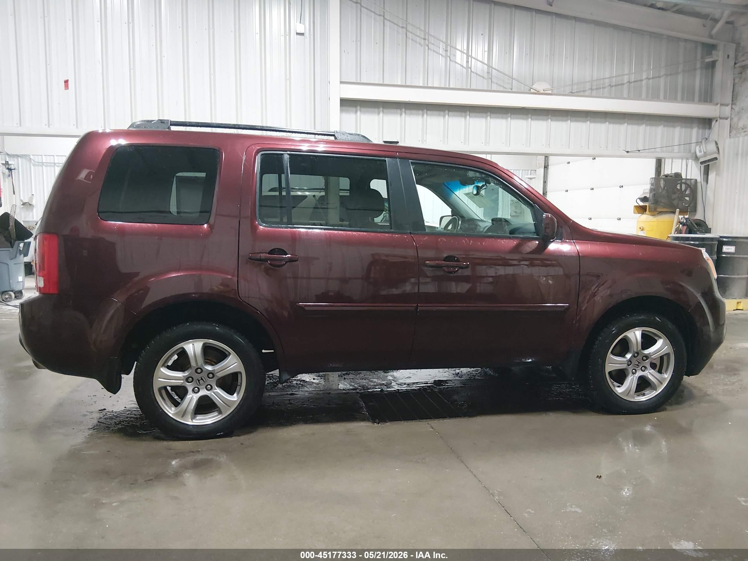 2012 Honda Pilot Ex-l Черный vin: 5FNYF4H51CB018666
