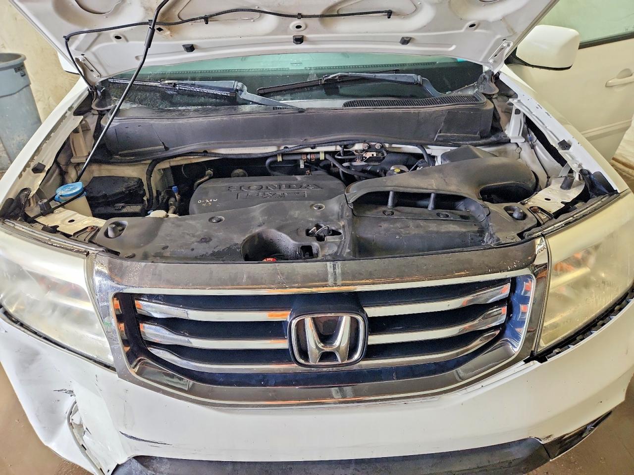 2012 Honda Pilot Exl Белый vin: 5FNYF4H51CB025584
