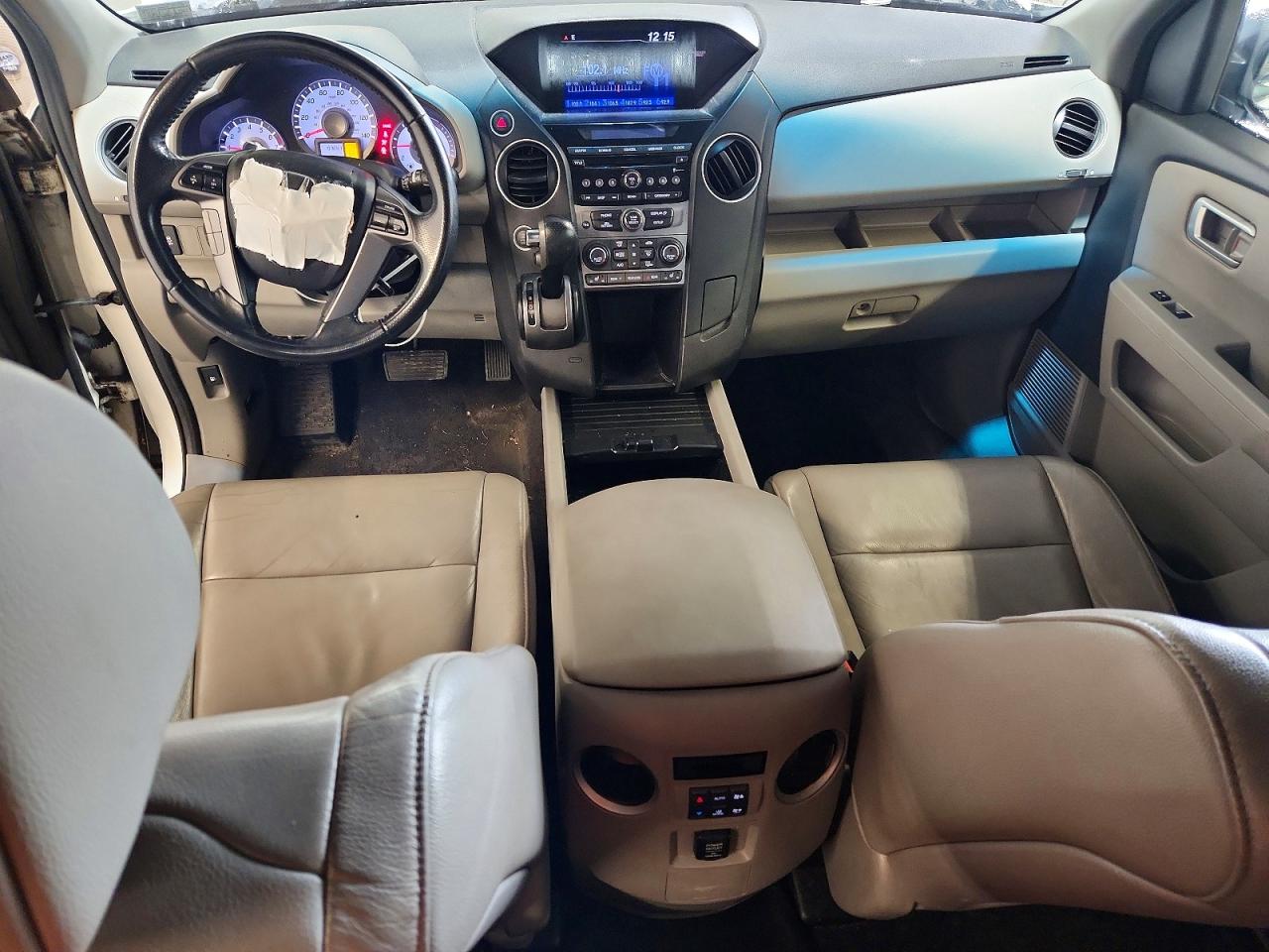 2012 Honda Pilot Exl Белый vin: 5FNYF4H51CB025584