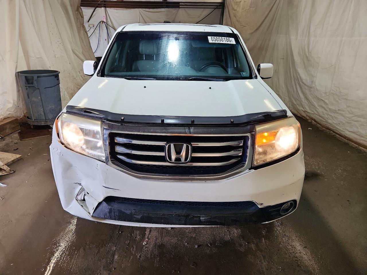 2012 Honda Pilot Exl Белый vin: 5FNYF4H51CB025584