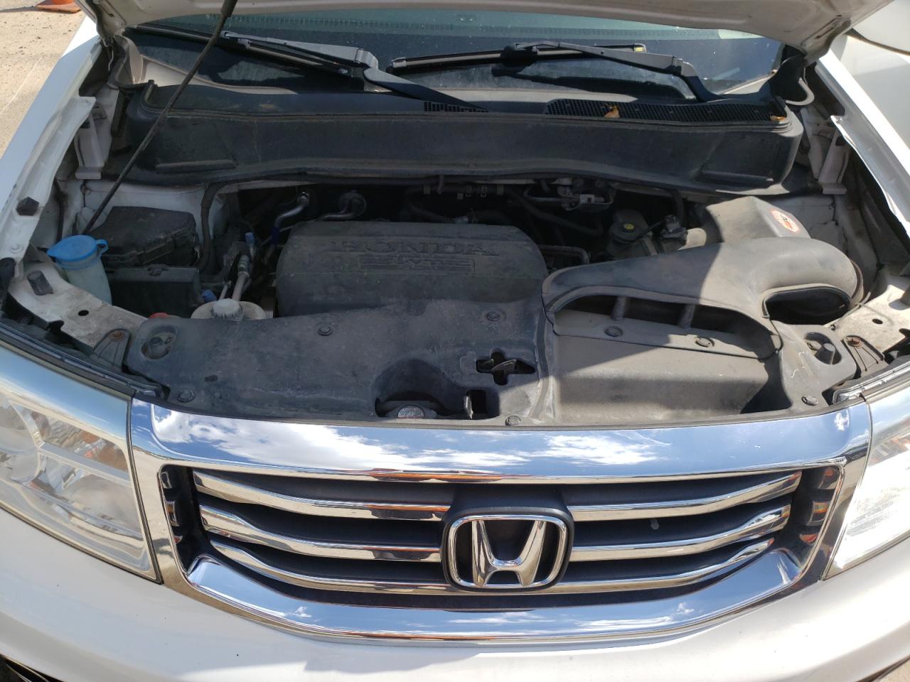 2012 Honda Pilot Exl Белый vin: 5FNYF4H51CB036987