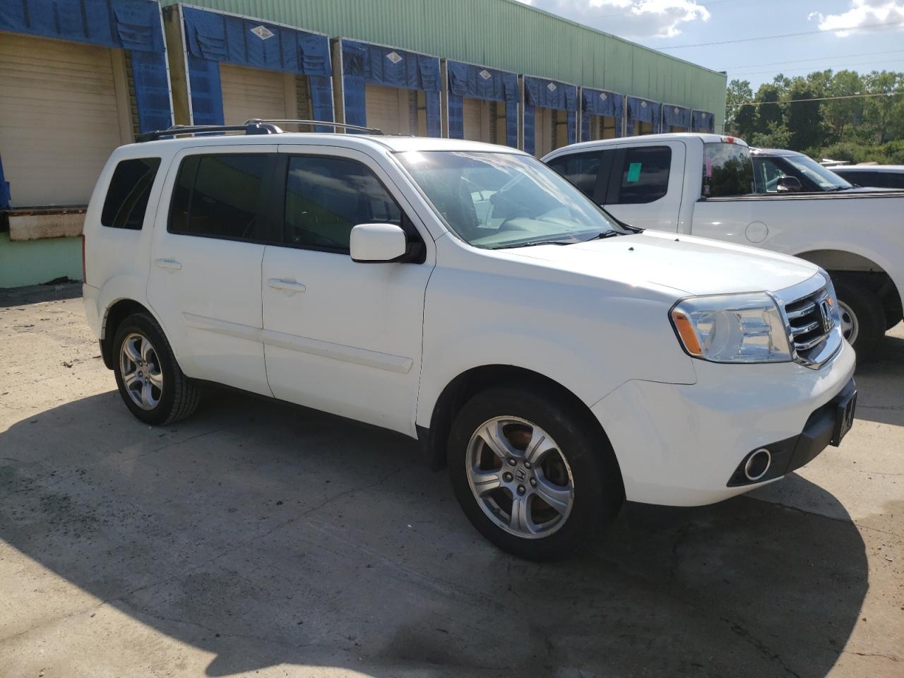 2012 Honda Pilot Exl Белый vin: 5FNYF4H51CB036987
