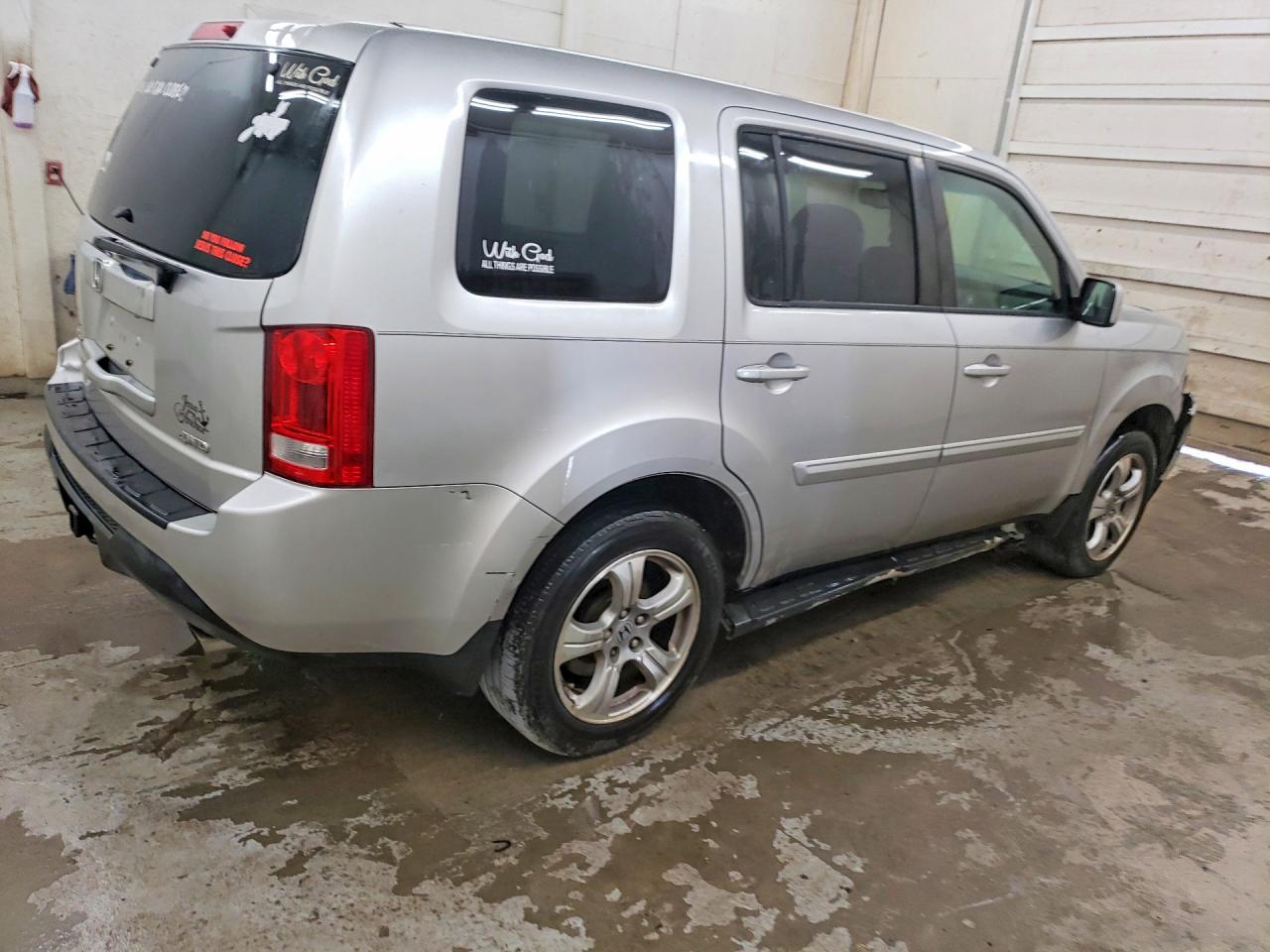 2012 Honda Pilot Exl Silver vin: 5FNYF4H51CB077149