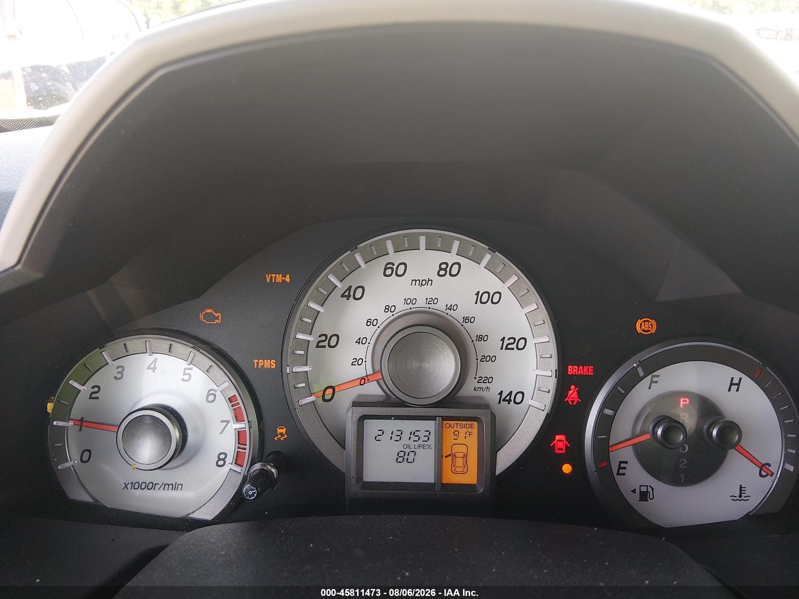 2013 Honda Pilot Ex-l Silver vin: 5FNYF4H51DB047392
