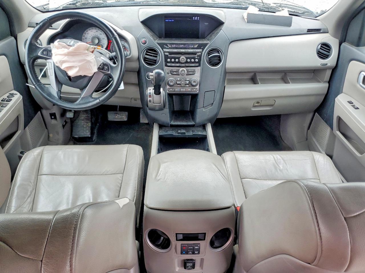 2013 Honda Pilot Exl Gray vin: 5FNYF4H51DB064967