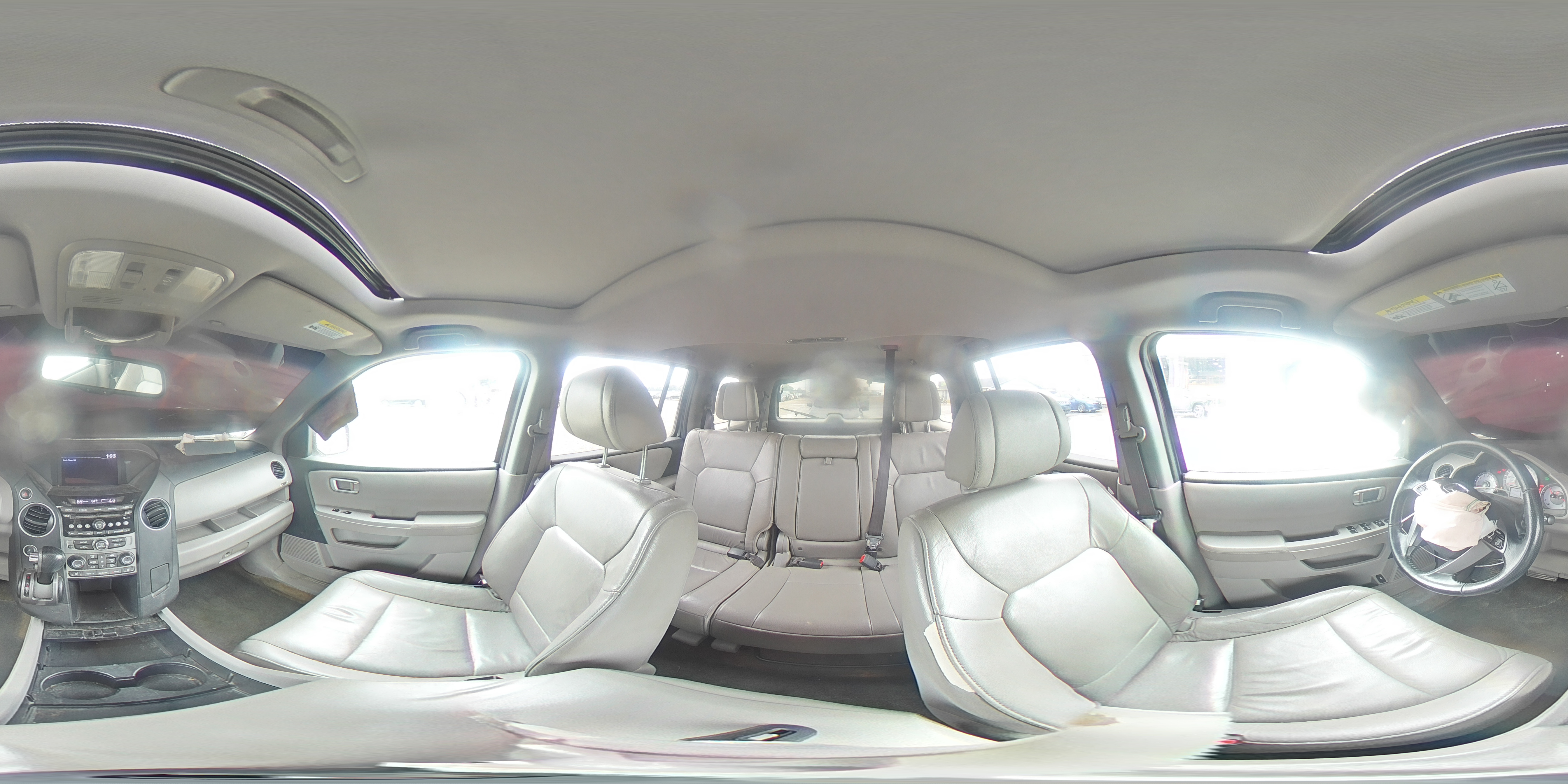 2013 Honda Pilot Exl Gray vin: 5FNYF4H51DB064967