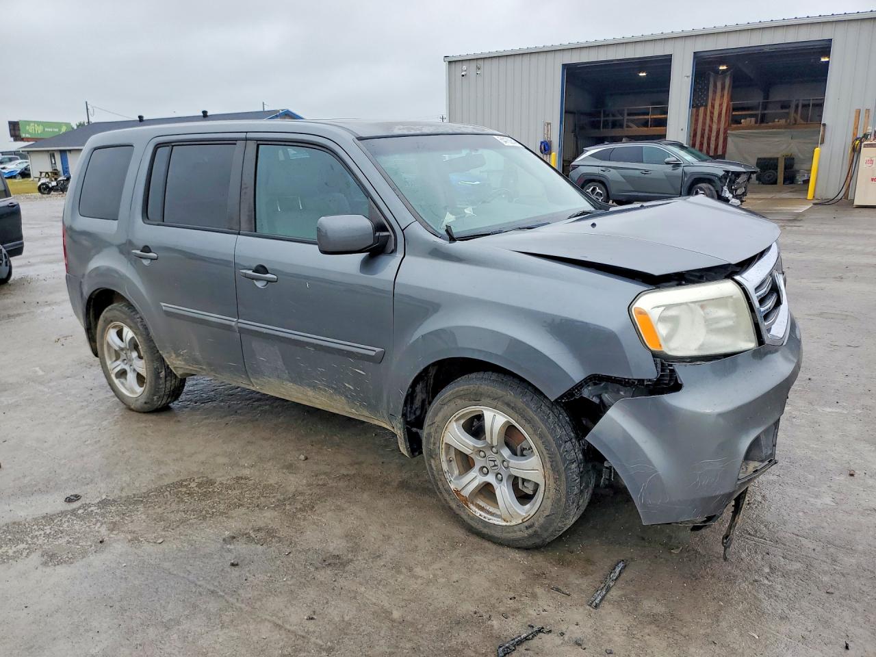 2013 Honda Pilot Exl Gray vin: 5FNYF4H51DB064967