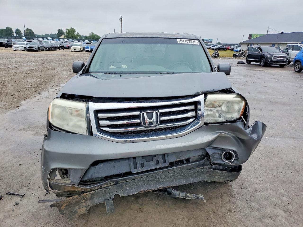 2013 Honda Pilot Exl Gray vin: 5FNYF4H51DB064967